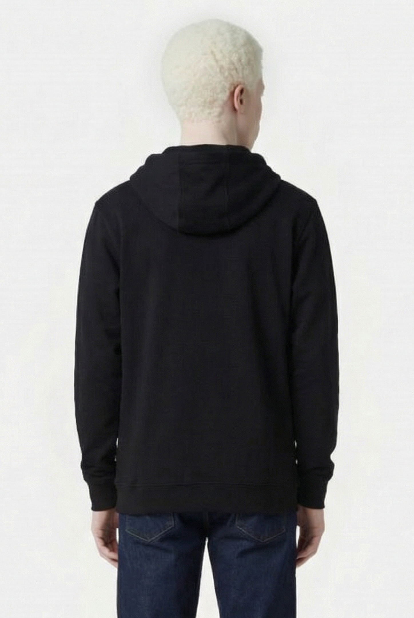 MN VANS CLASSIC ZIP HOODIE II BLACK/WHITE 2