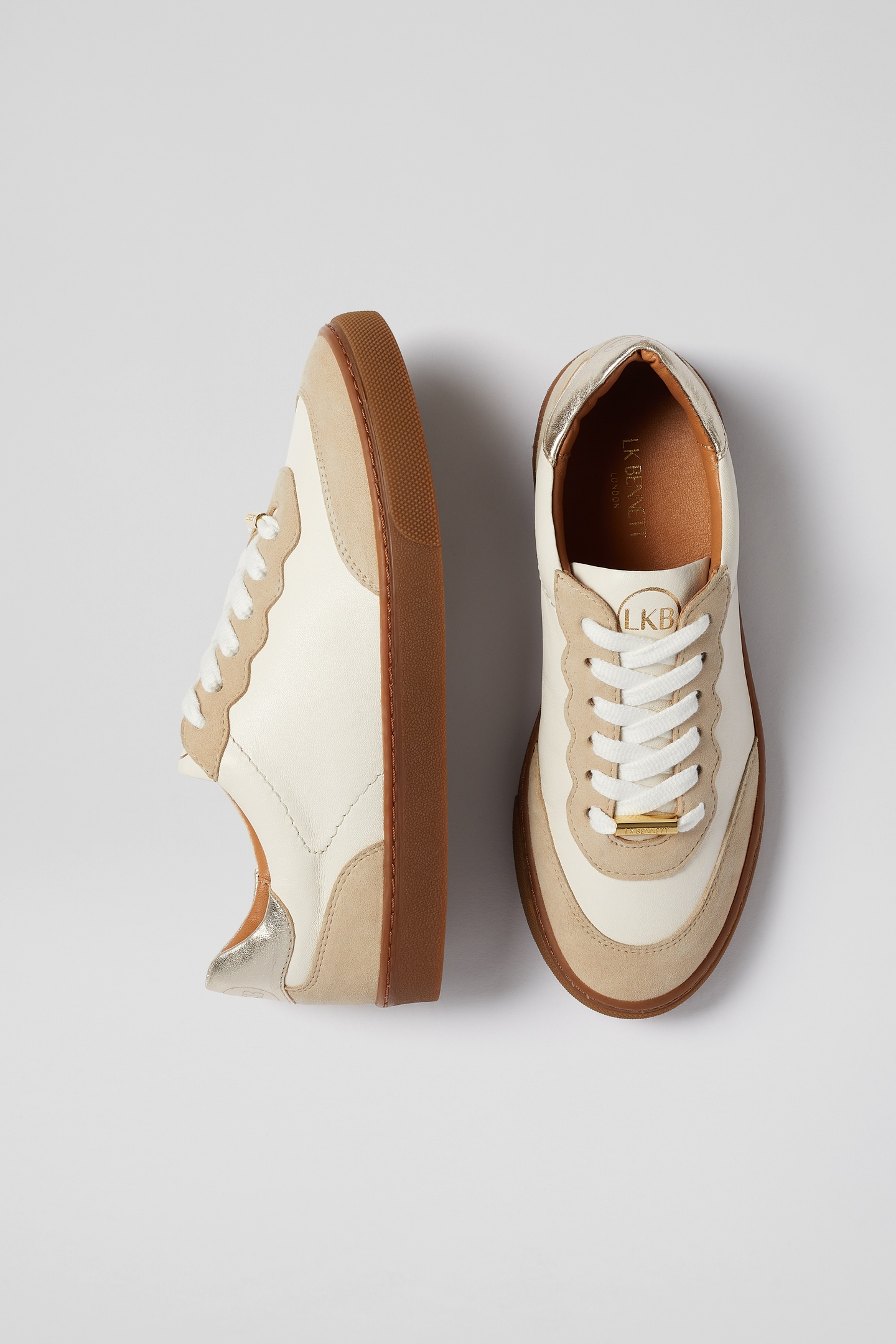 FL LKB RUNNER SLIM SOLE WHITE/NATURAL 4