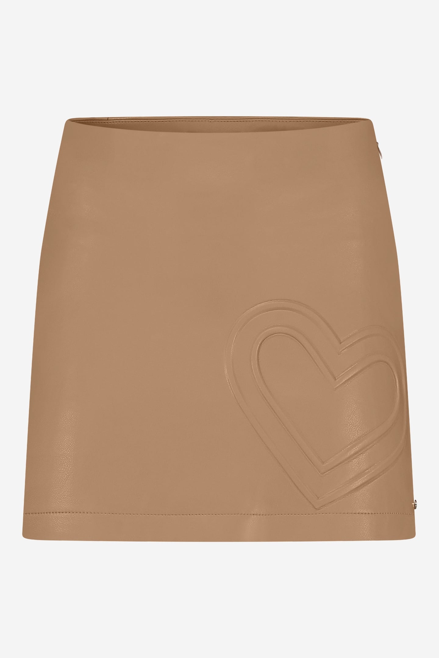 ILEVIO PU SKORT CARAMEL 1
