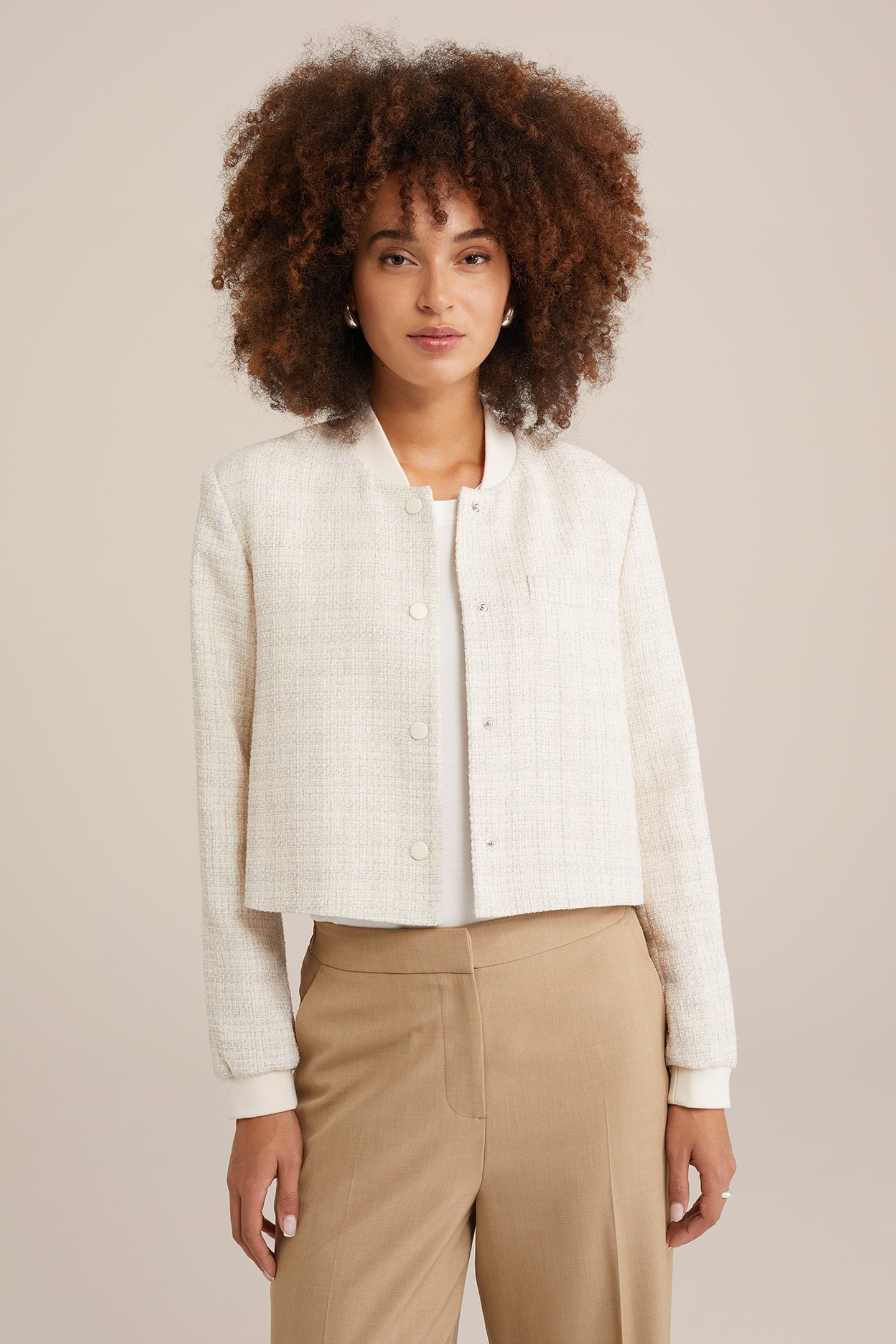 BLAZER OFF-WHITE by WE Fashion