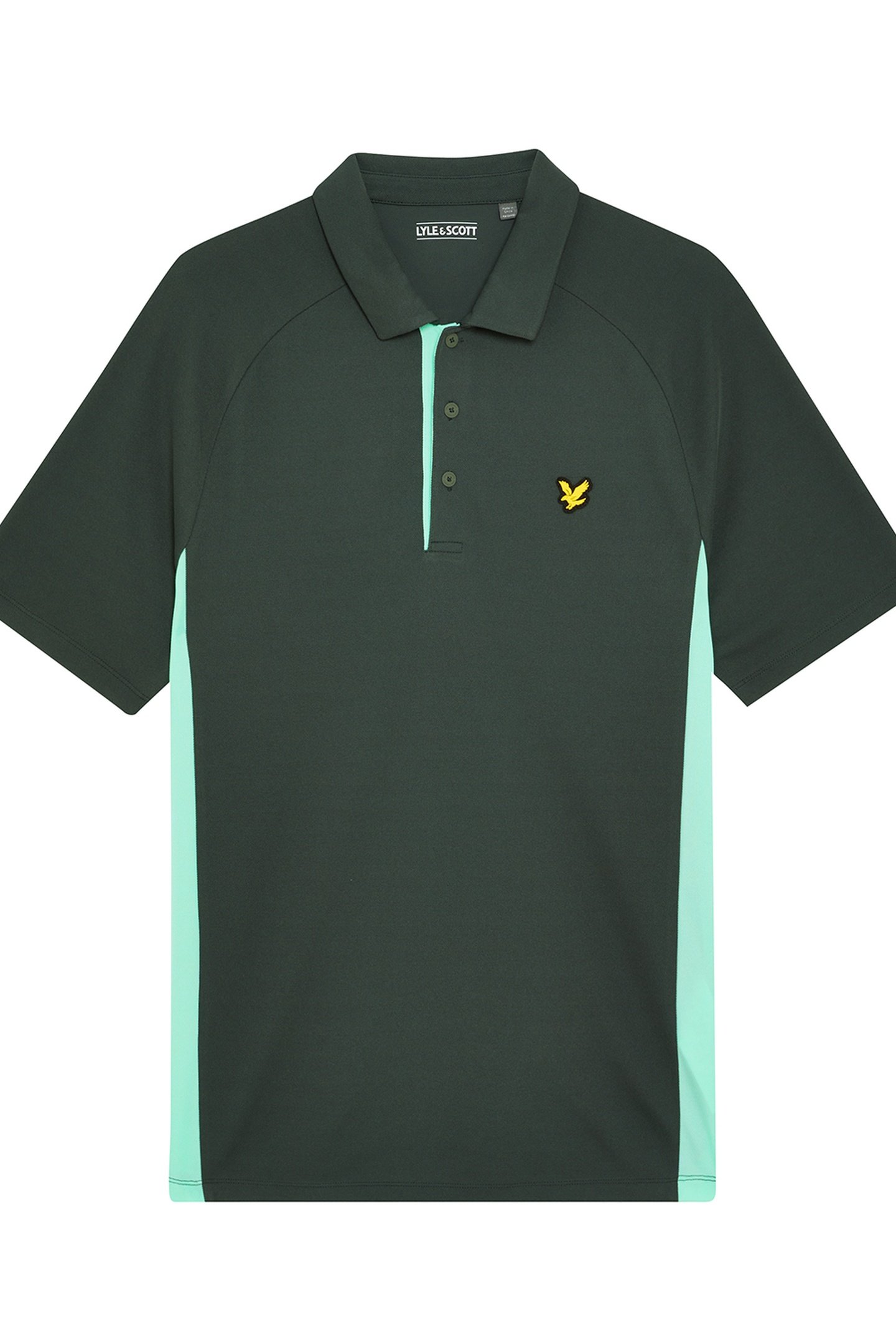 GOLF TIPPED RIB POLO SHIRT DARK NAVY/MOONLIGHT 2