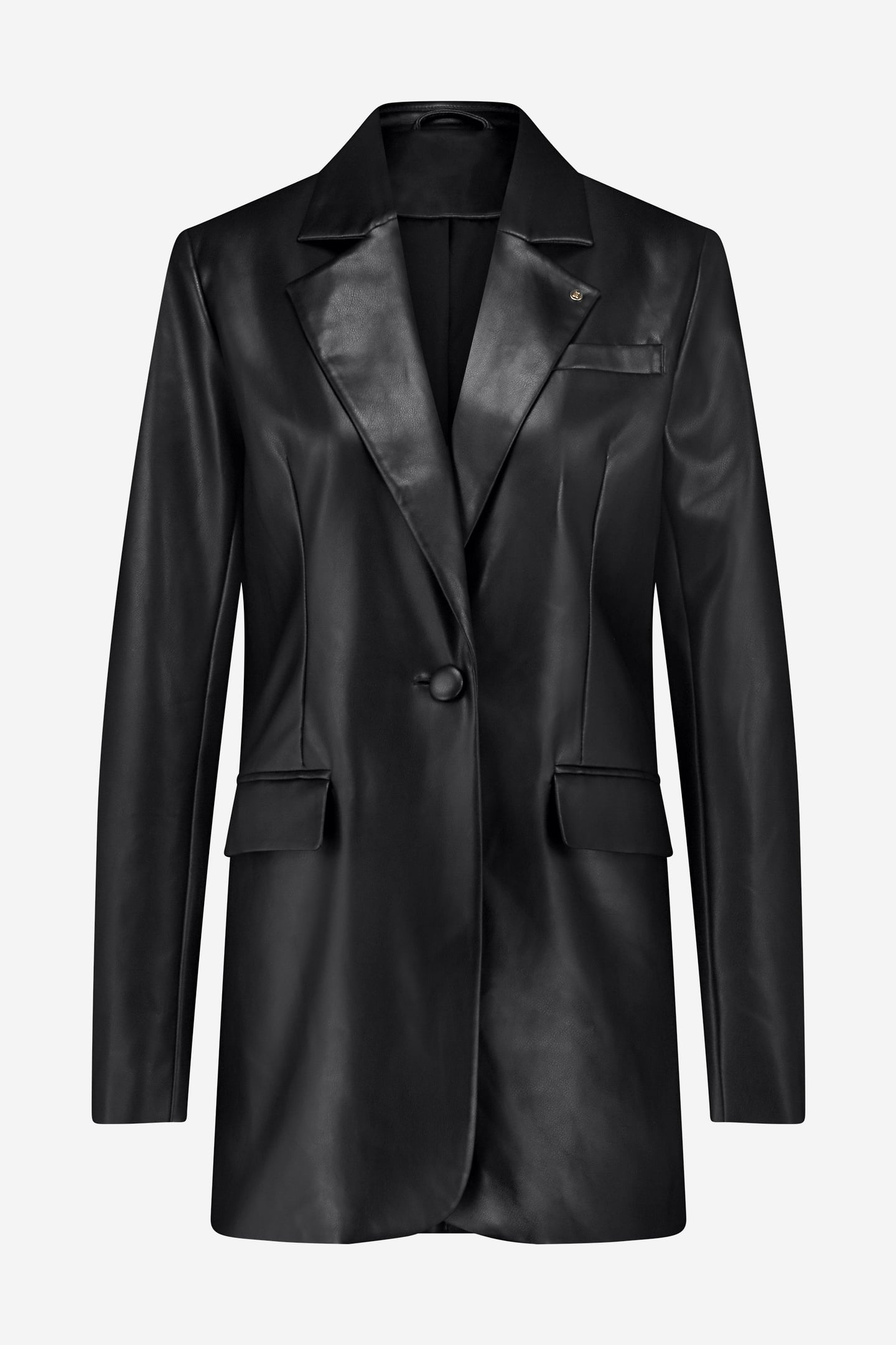 ILEVIO PU BLAZER BLACK 3