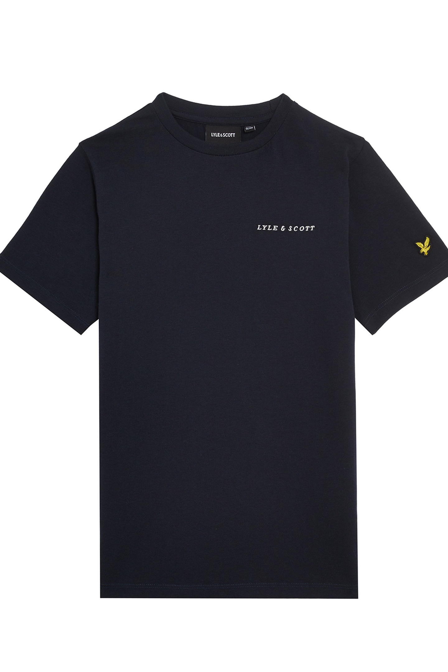 SCRIPT EMBROIDERED T-SHIRT DARK NAVY 3