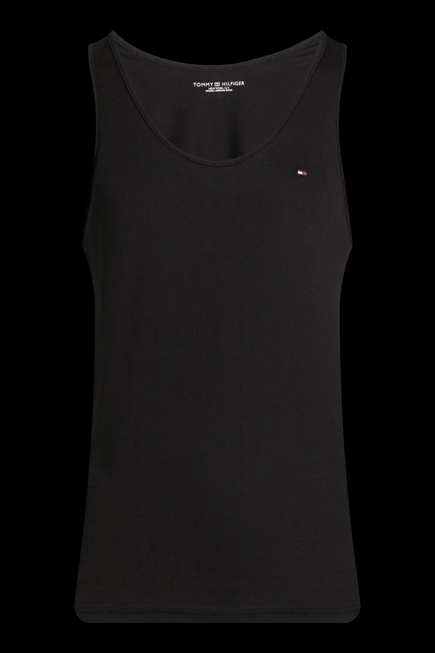 3-PACK ROUND NECK TANK TOPS BLACK 9