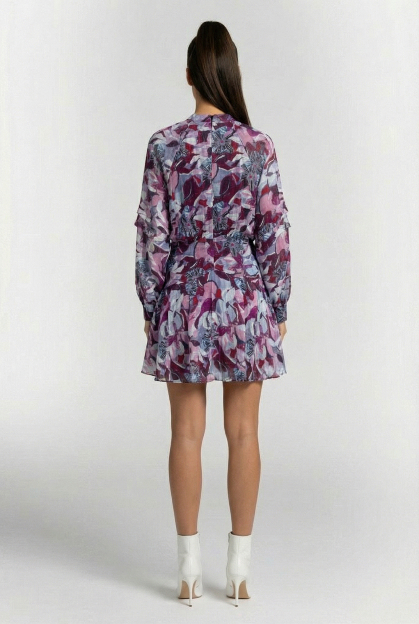 DARSA DRESS PURPLE/MULTICO 2