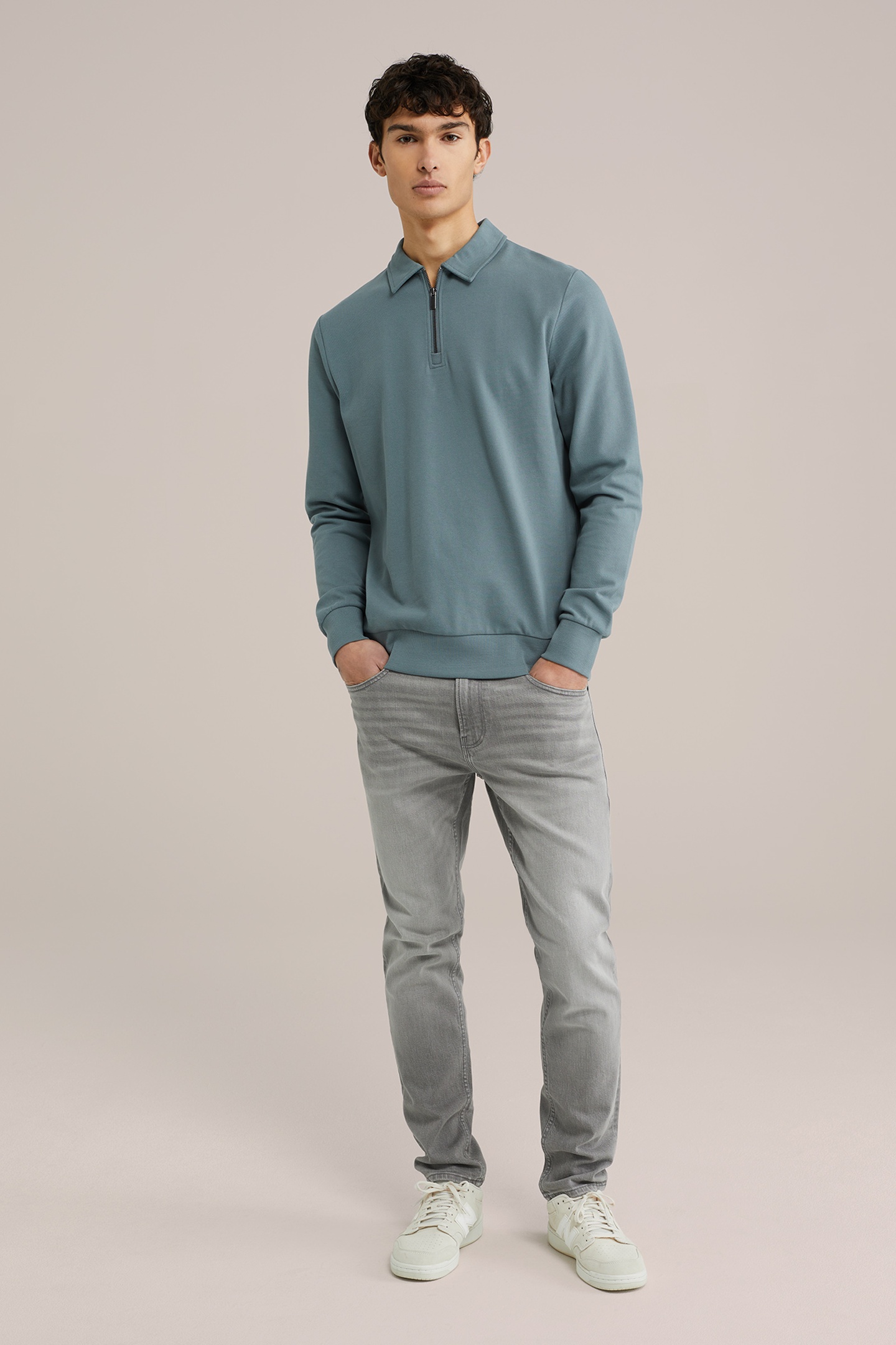 HALFWAY ZIPPER GREEN BLUE 6