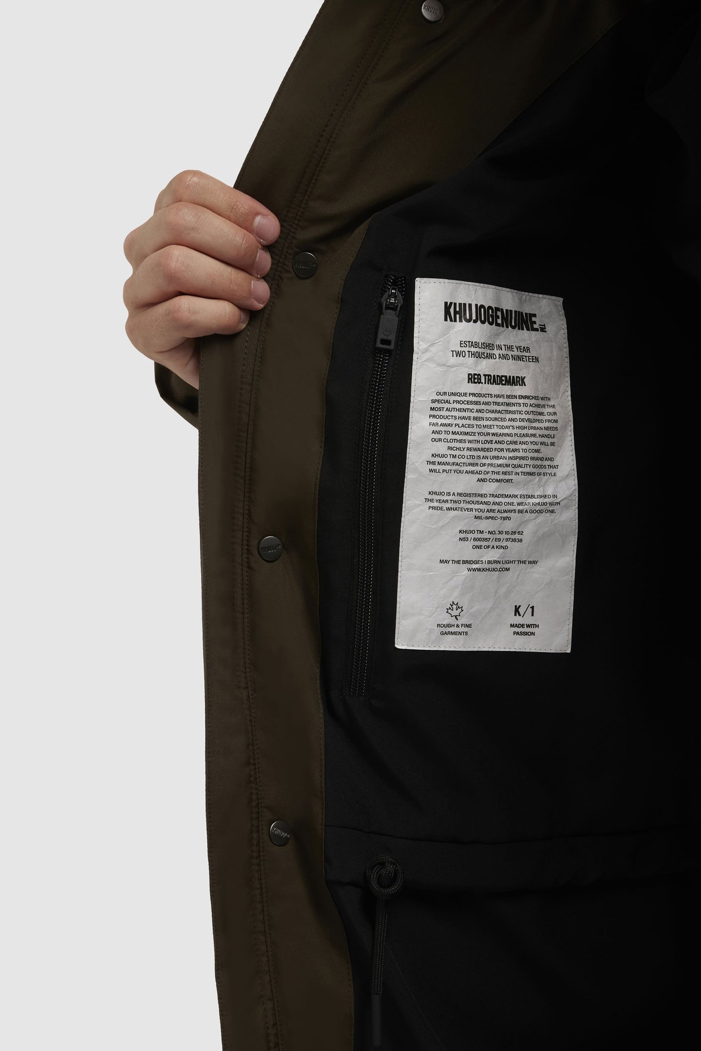 CHESTER3 COAT OLD GREEN 10