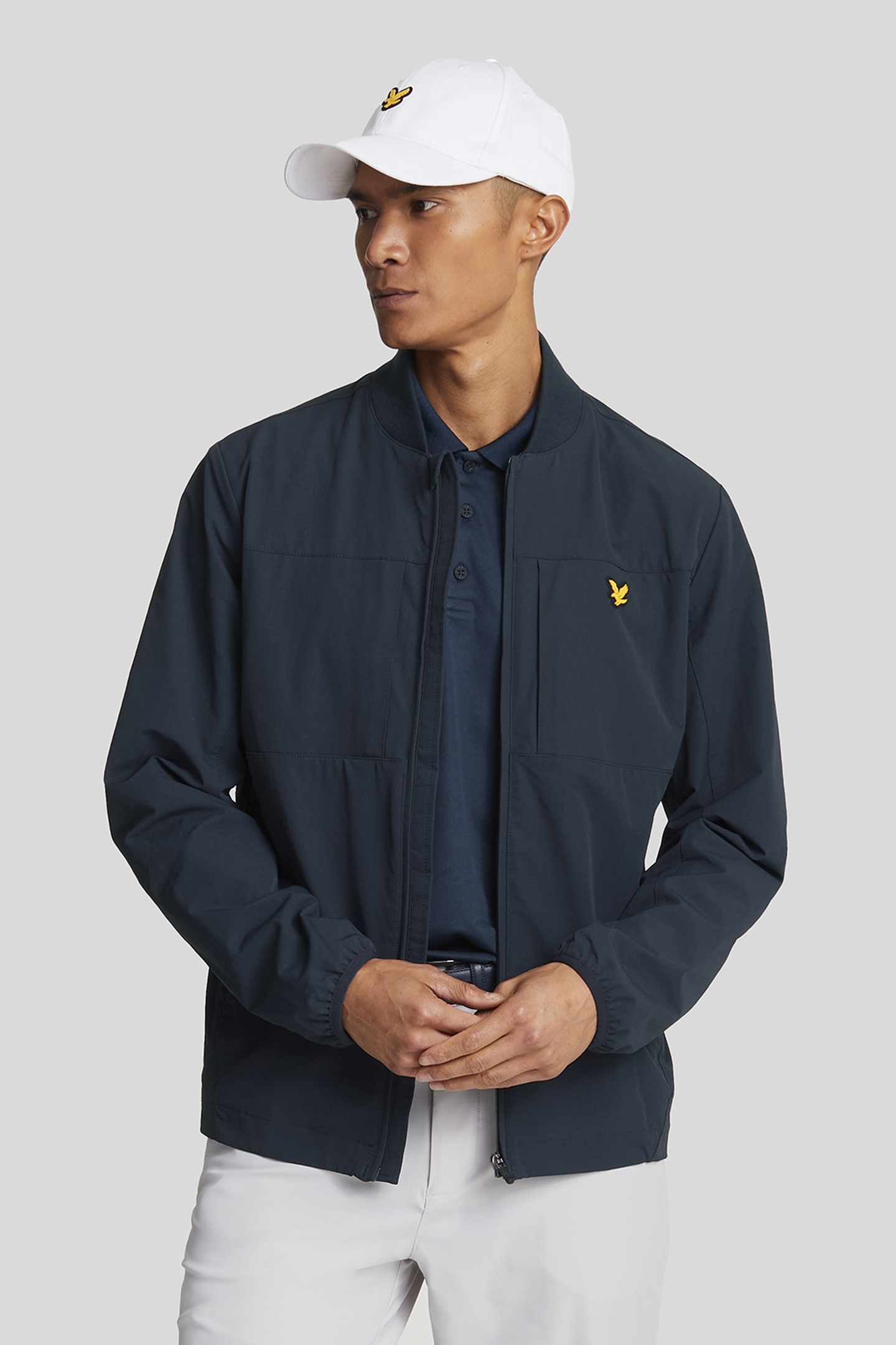 TECH GOLF JACKET DARK NAVY 1