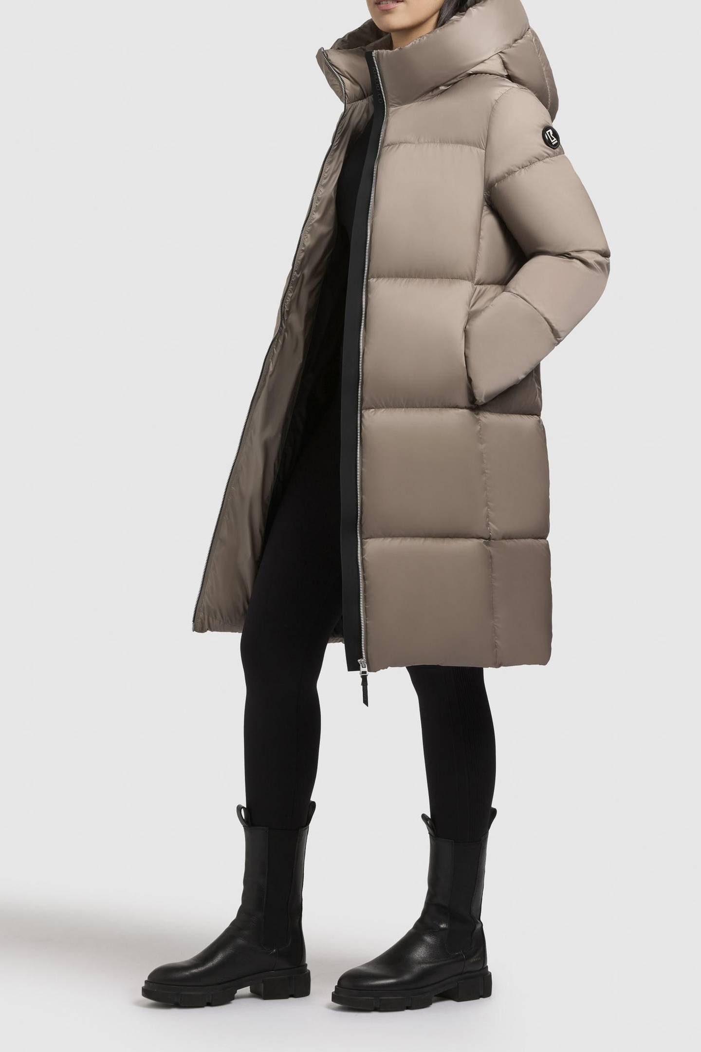 NIKITA COAT GREIGE 2