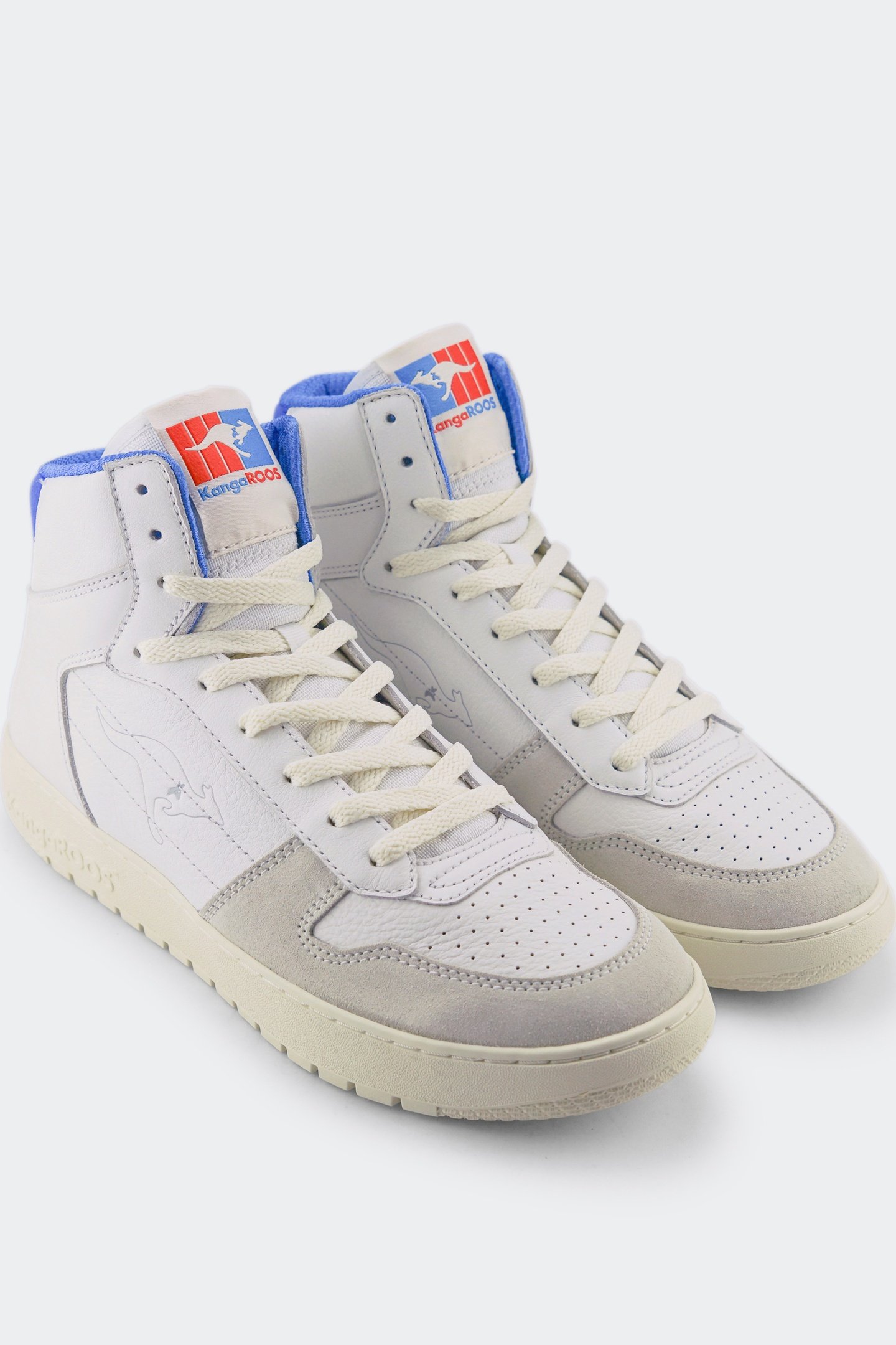 UNISEX GAME HI LACE UP WHITE/FRENCH BLUE 4