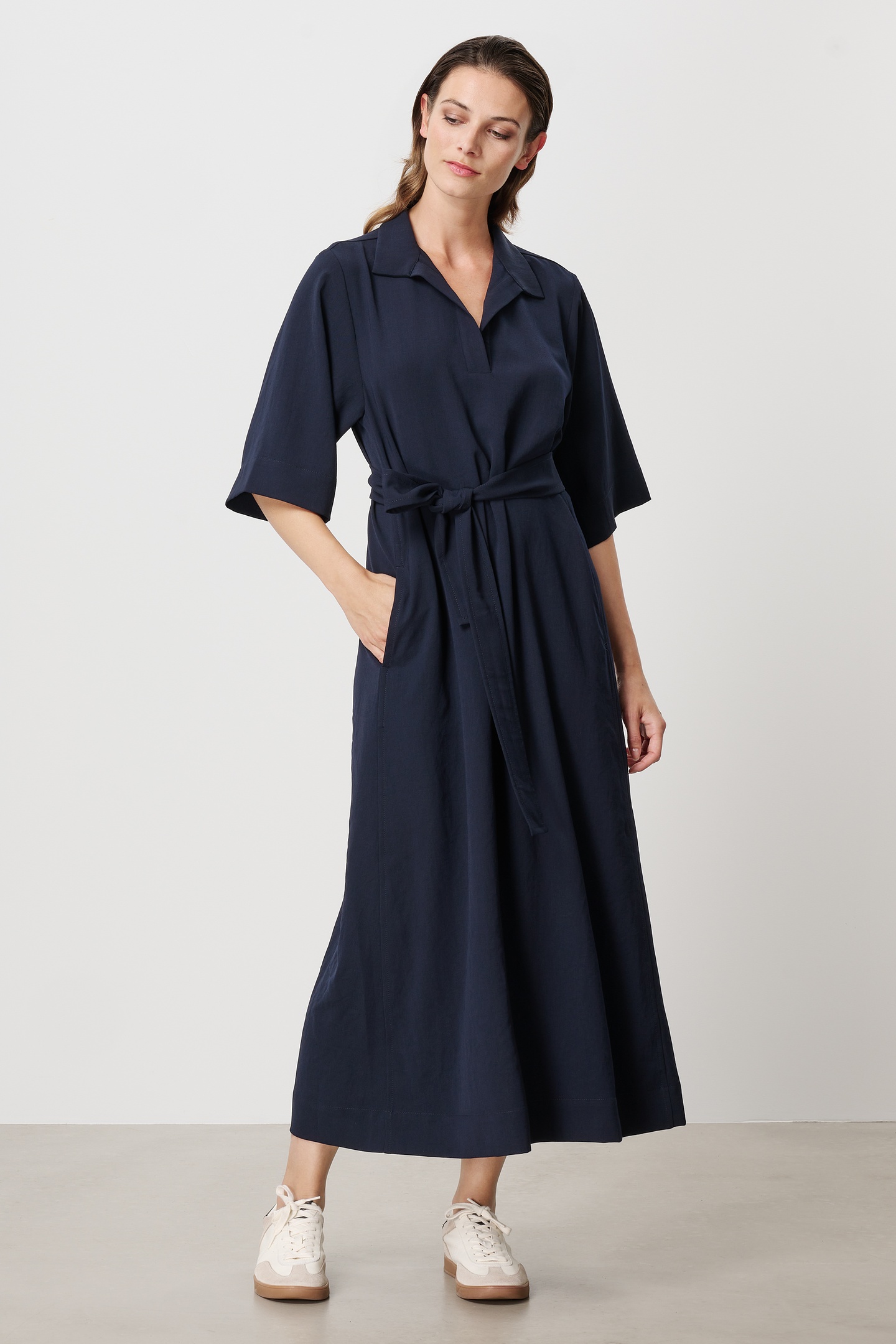 CONEY DRESS MIDNIGHT BLUE 1