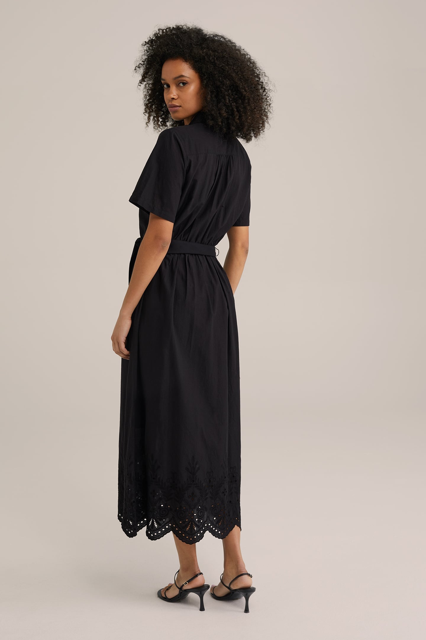 DRESS MID LENGTH BLACK 7