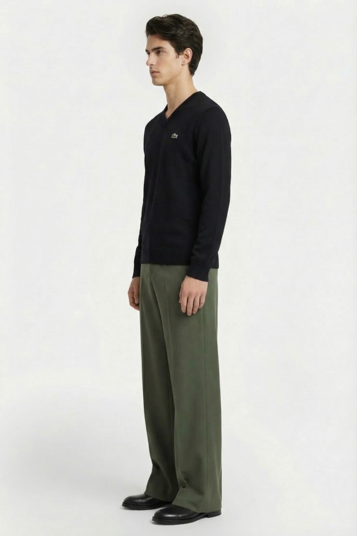 V-NECK SWEATER BLACK 3