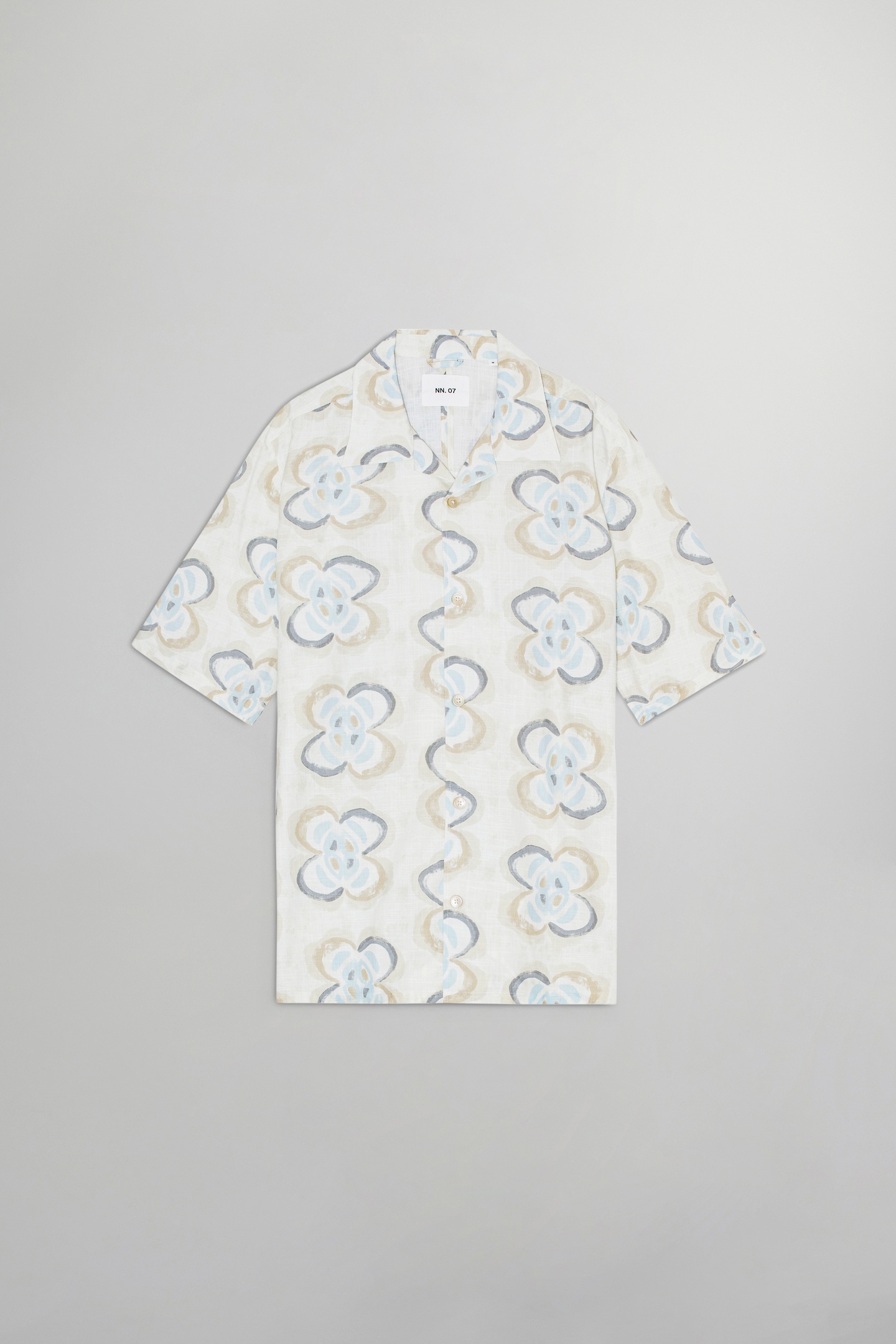 OLE SS SHIRT 5210 ECRU PRINT 4