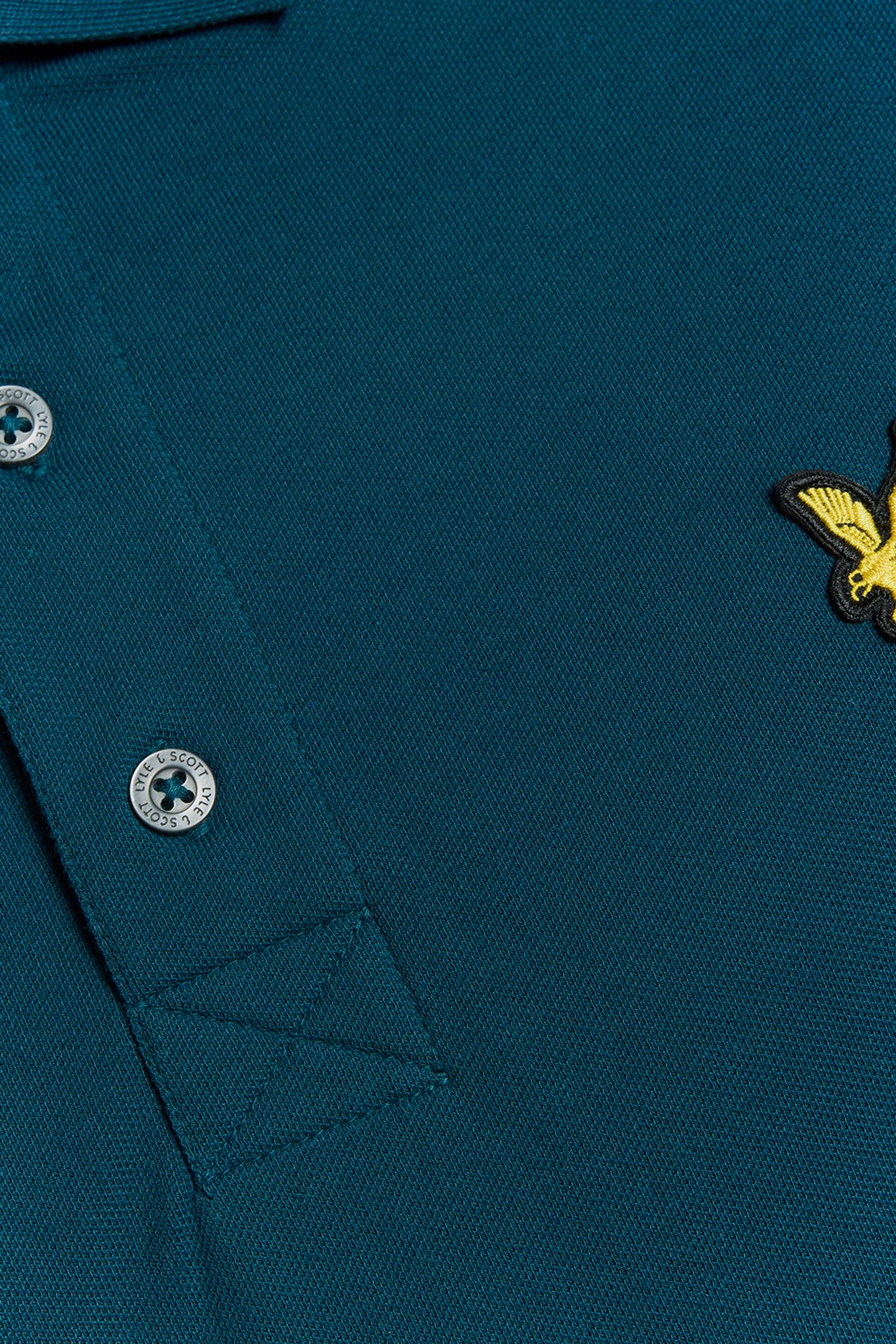 PLAIN POLO SHIRT RICH TEAL 5