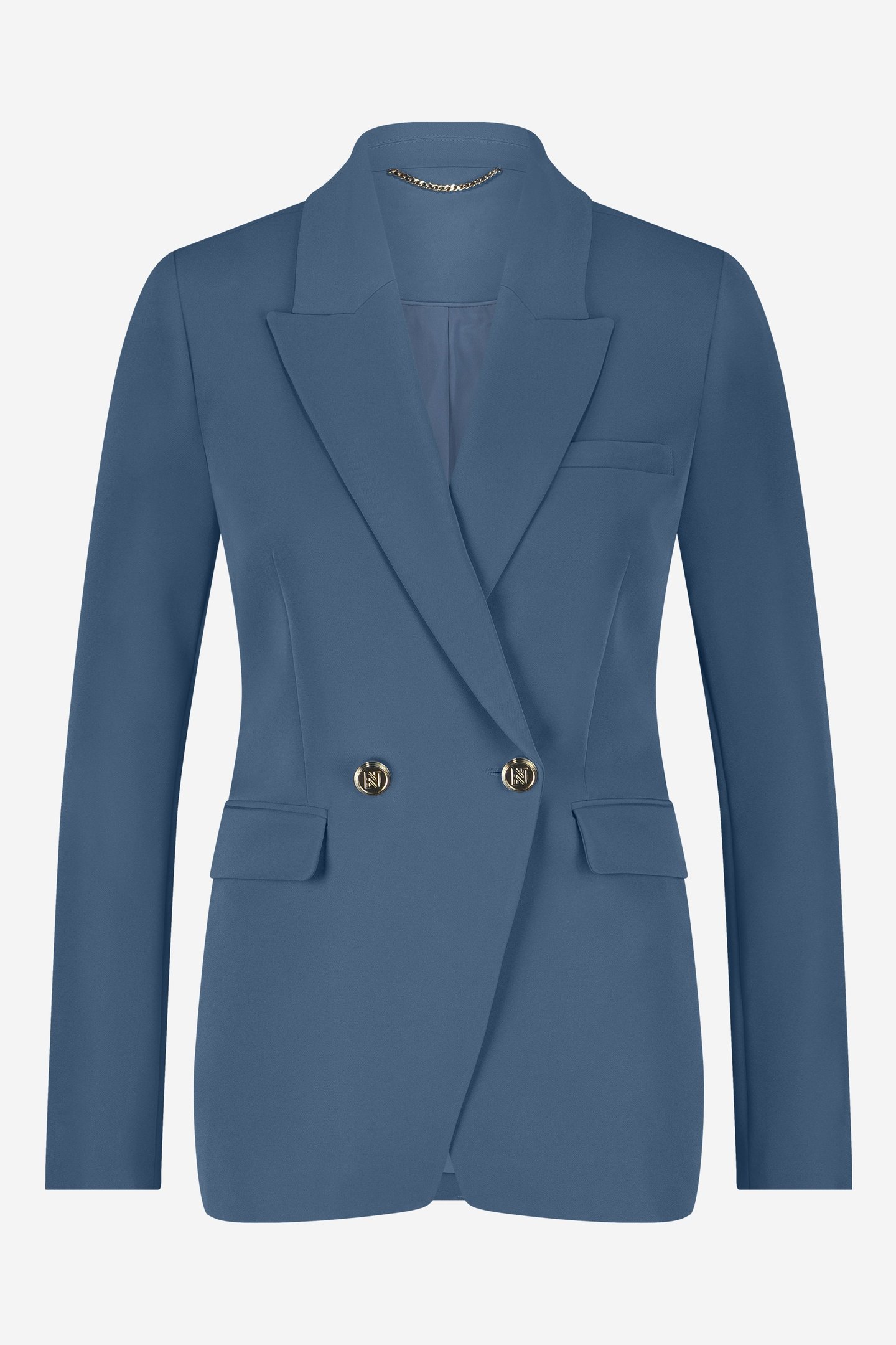NULA BLAZER DUSTY BLUE 1