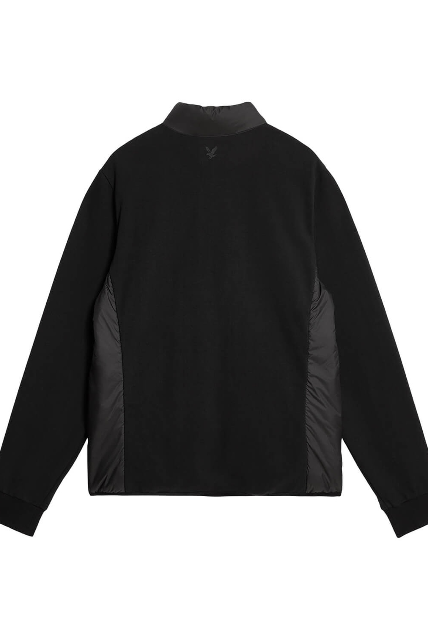 FUNNEL NECK HYBRID ZIP THROUGH JUMPER JET BLACK 5