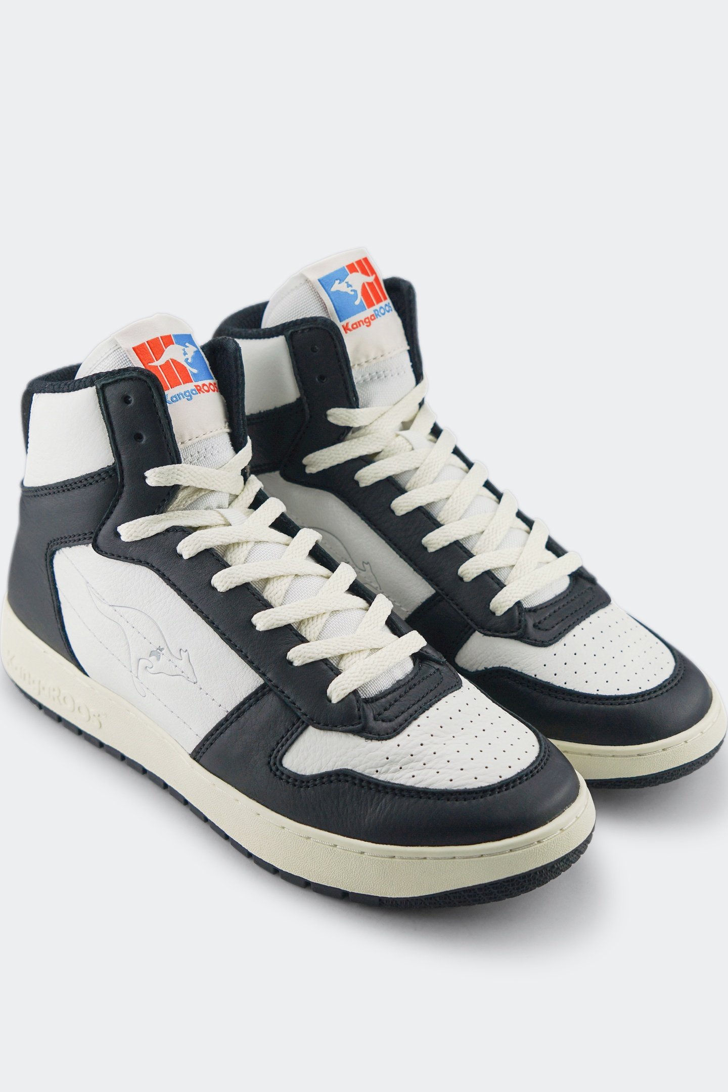 UNISEX GAME HI LACE UP BLACK/WHITE 4