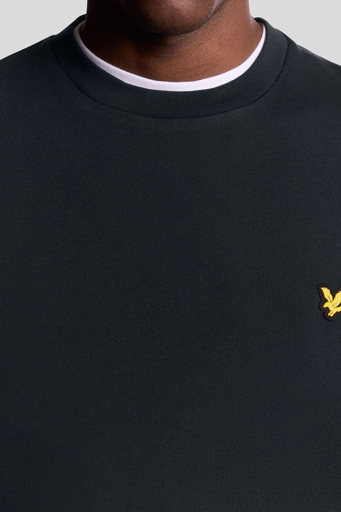 GEOMETRIC GLOBE GRAPHIC CREW NECK DARK NAVY 6