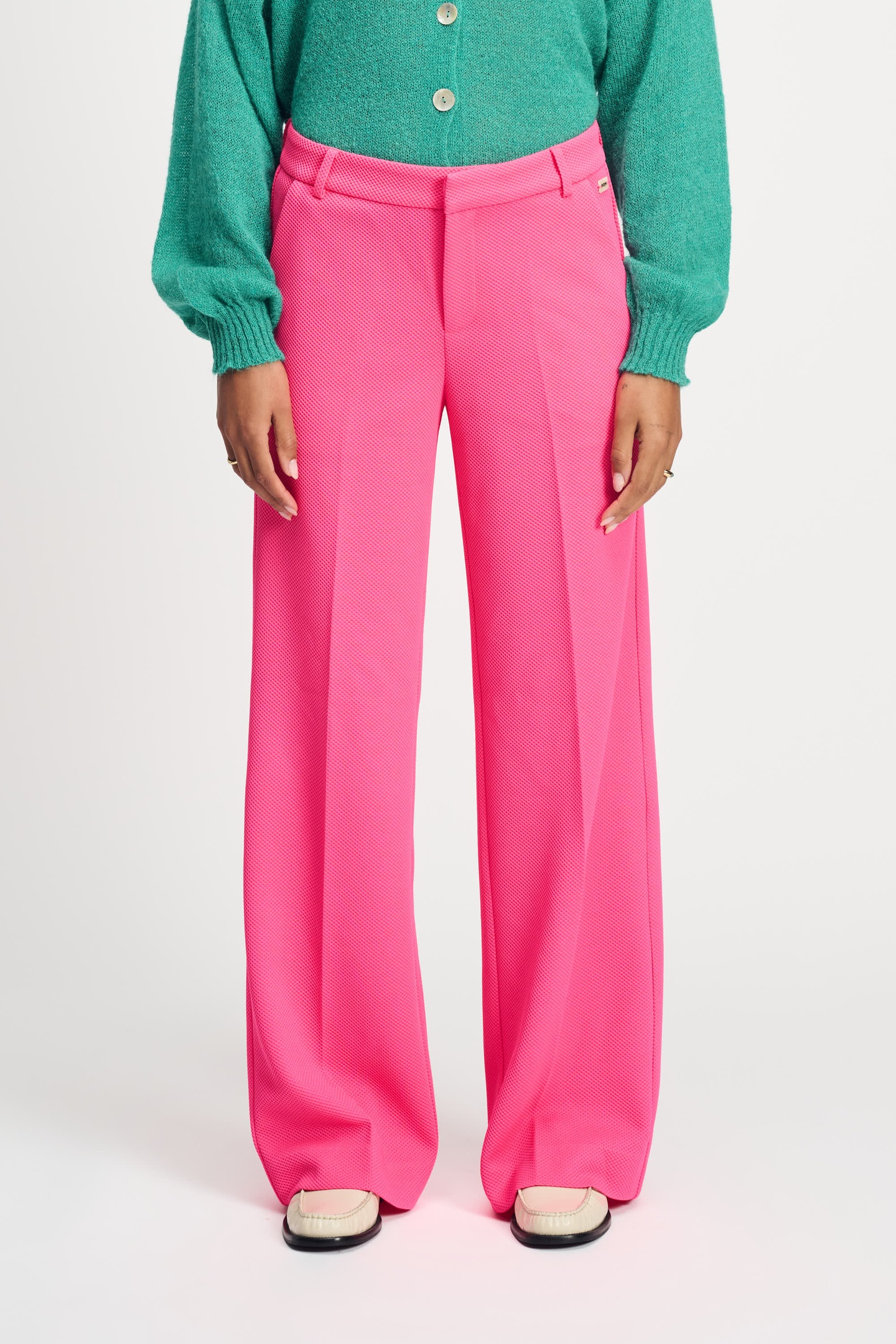 PANTS WIDE LEG VIBRANT PINK 3