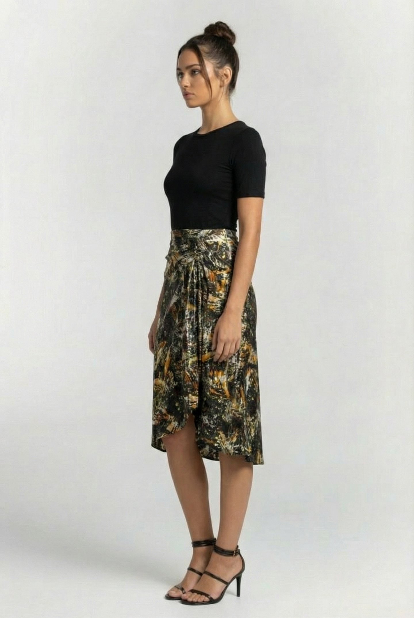 KUZMA SKIRT BLACK/GOLD 3