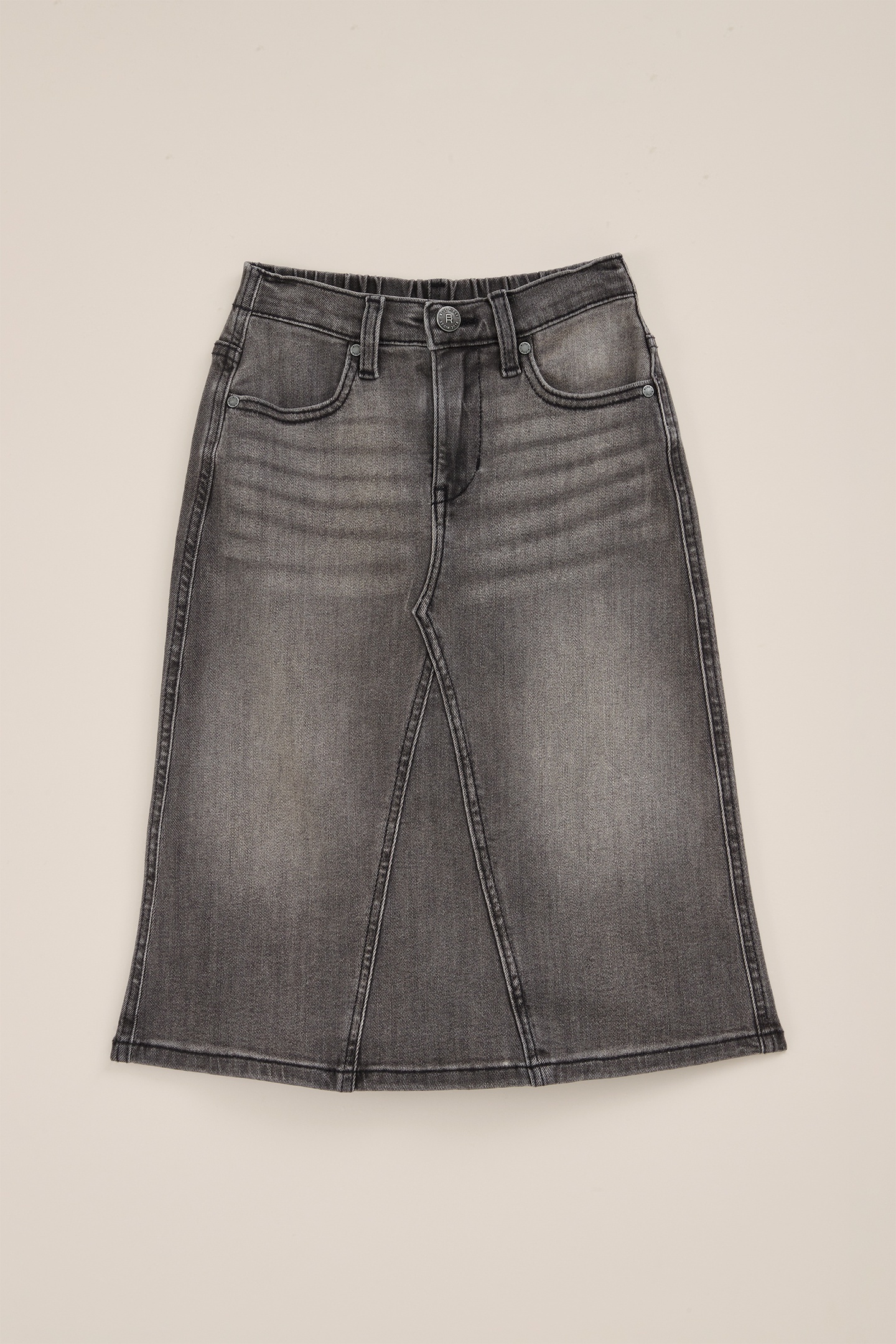 SKIRT MEDIUM LENGTH BLENDED DARK GREY 10