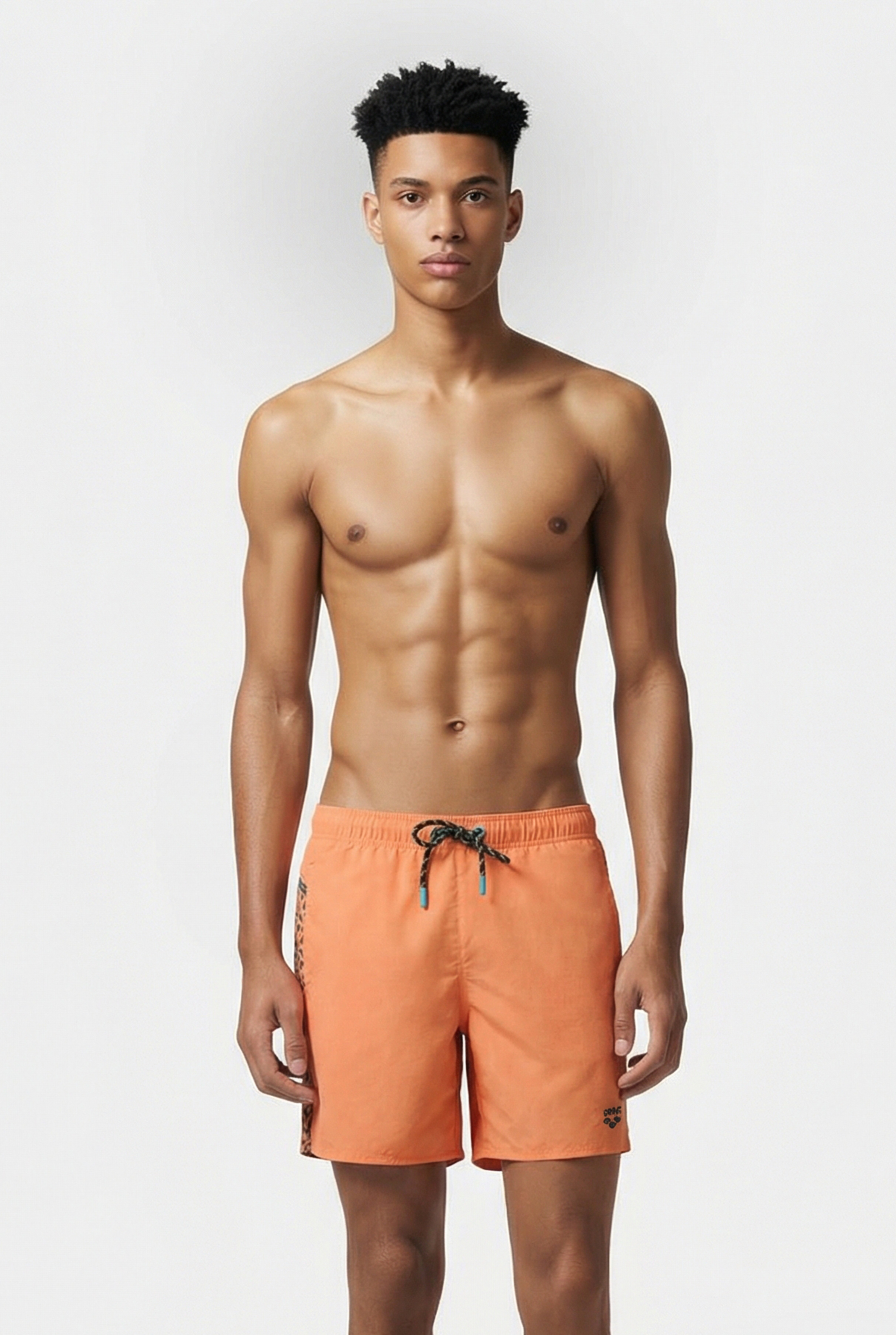 MEN'S ARENA PRO_FILE BEACH BOXER LOGO NESPOLA-ASPHALT 1