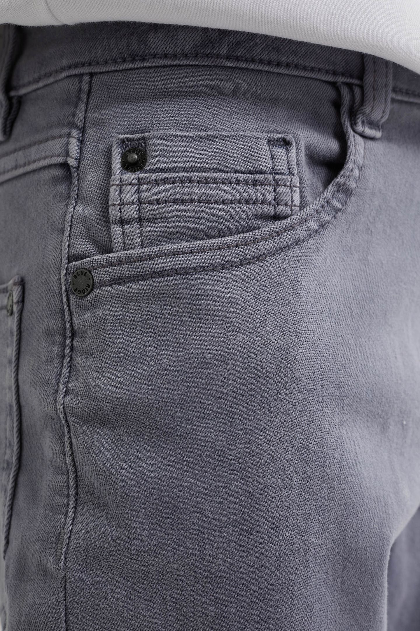 5-POCKET MID WAIST GREYISH BLUE 5