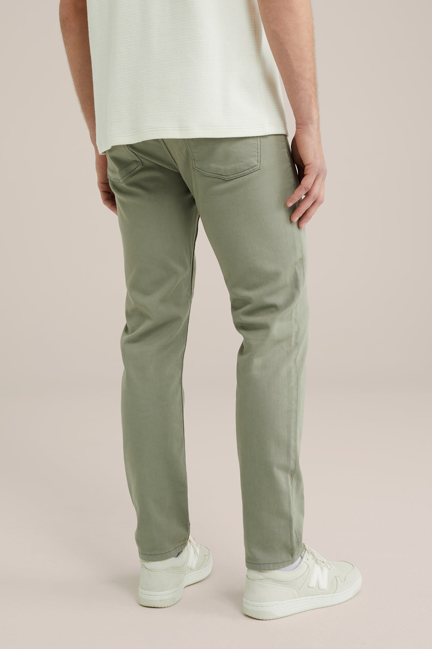 5-POCKET MID WAIST LIGHT GREEN 9