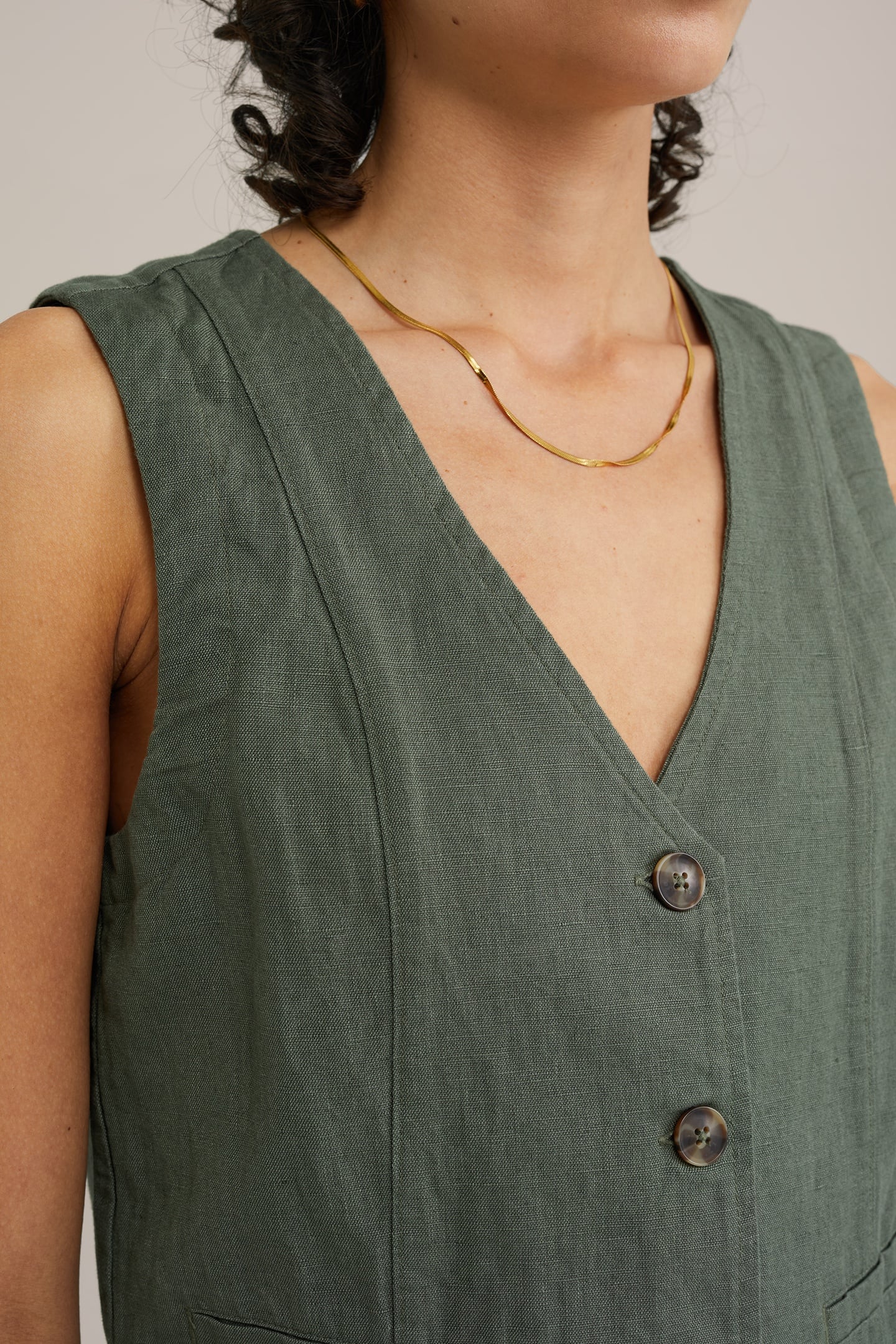 WAISTCOAT DARK GREEN 9