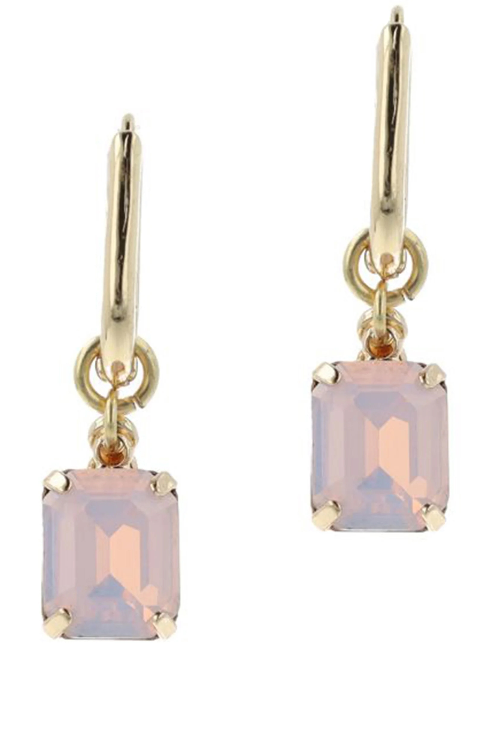 SHACKLE HOOPS ROSEWATER OPAL 1