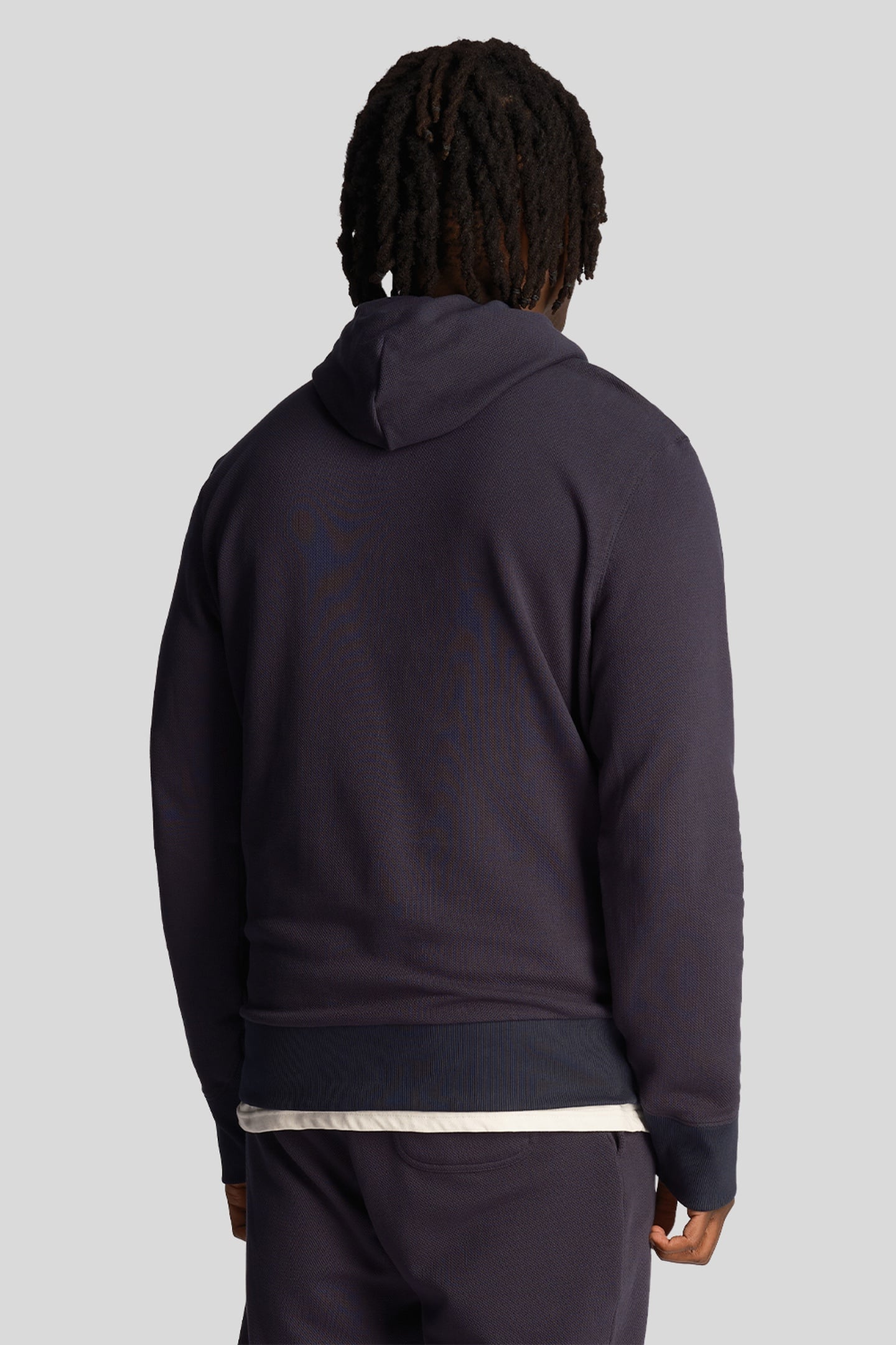 LOOPBACK UTILITY HOODIE MIDNIGHT NAVY 4