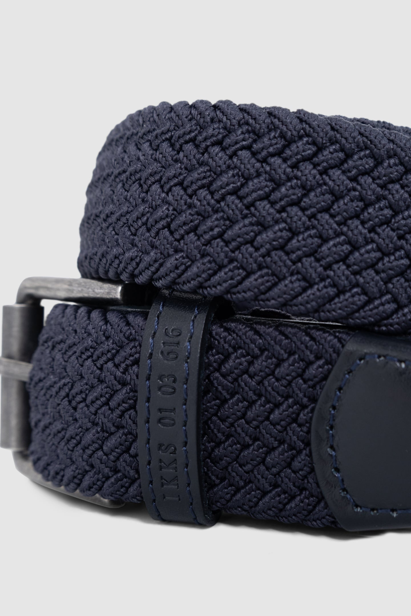 BLUE BRAIDED BELT 3