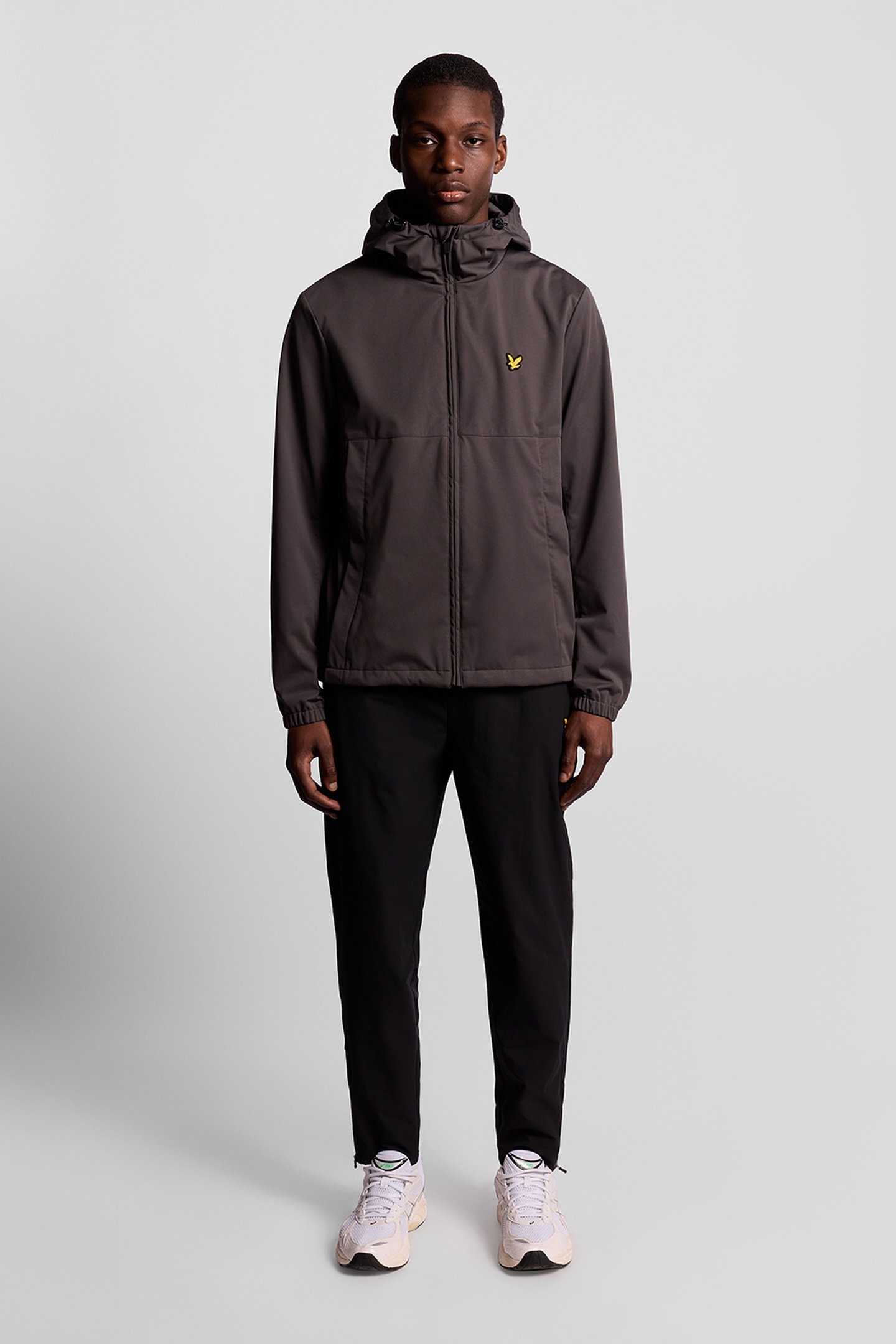 SPORTS WINDBREAKER FULL ZIP JACKET GRANITE 1