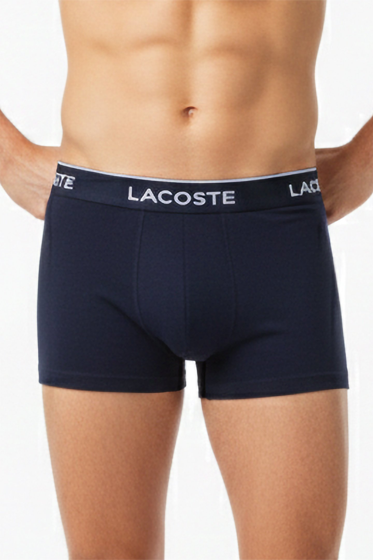 3-PACK STRETCH COTTON TRUNKS NAVY BLUE/RED-METHYLENE 2