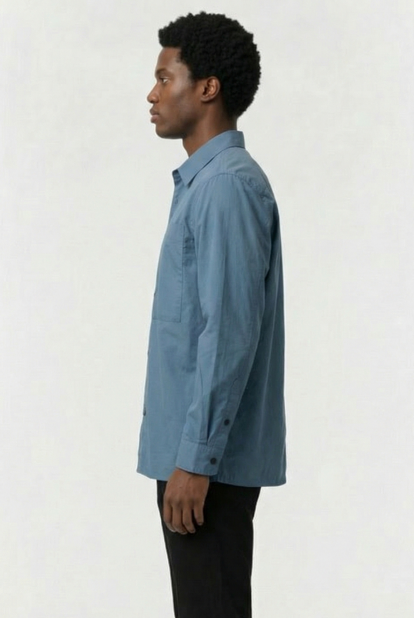 LS RIPSTOP RELAXED SHIRT BLUESTONE 3