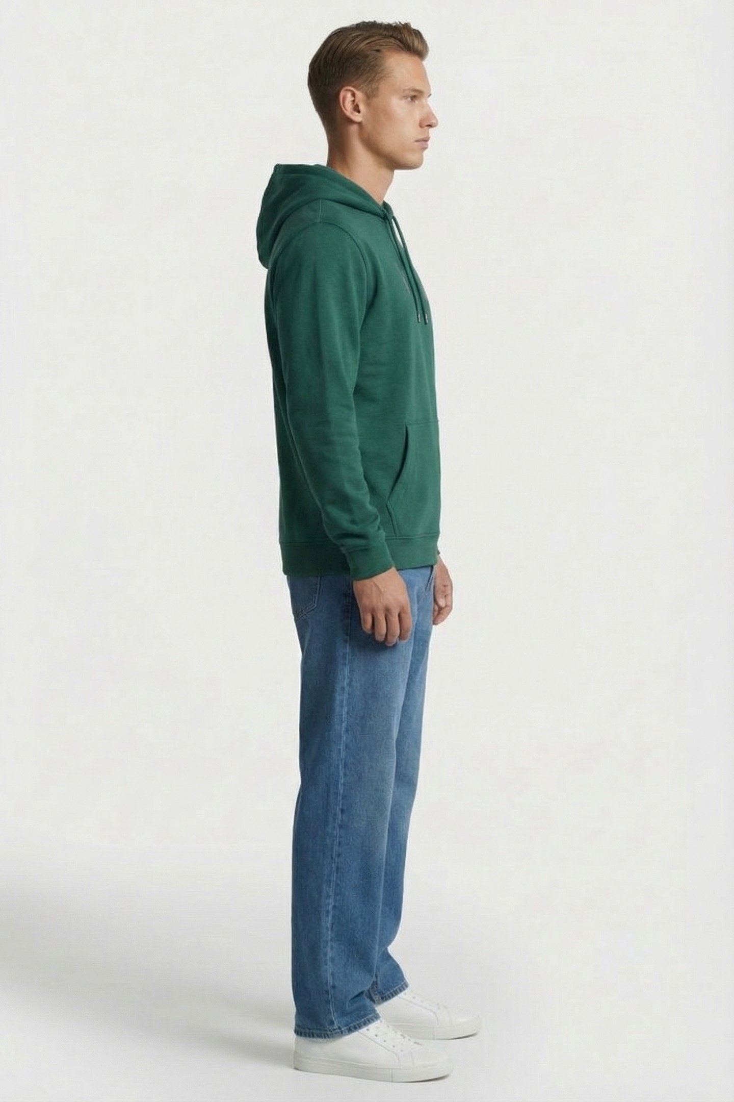 UNISEX ZOLTAN LOGO HOODY POSY GREEN 3