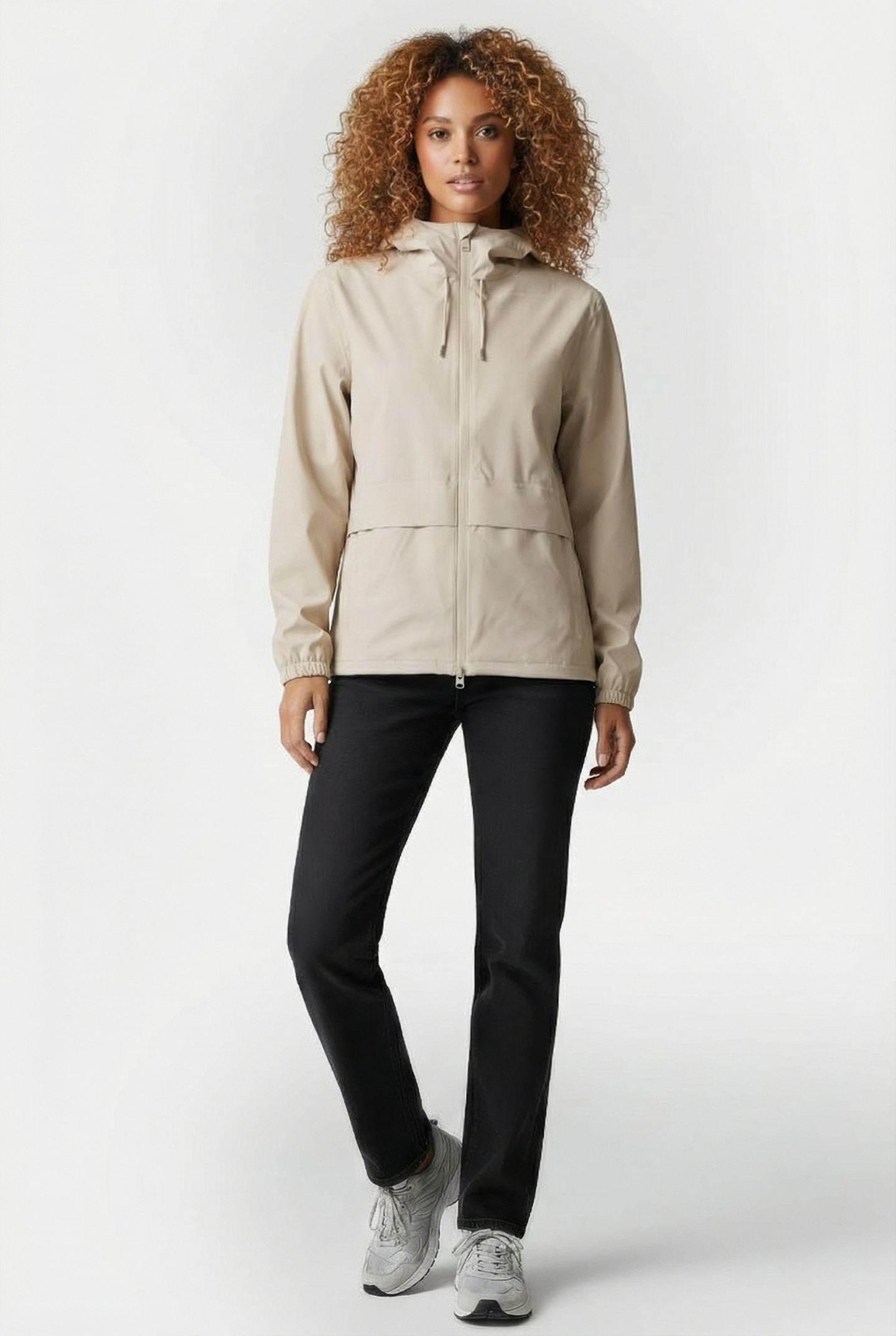 UNISEX SUVA HARDSHELL POCKET JACKET W3 DUNE 2