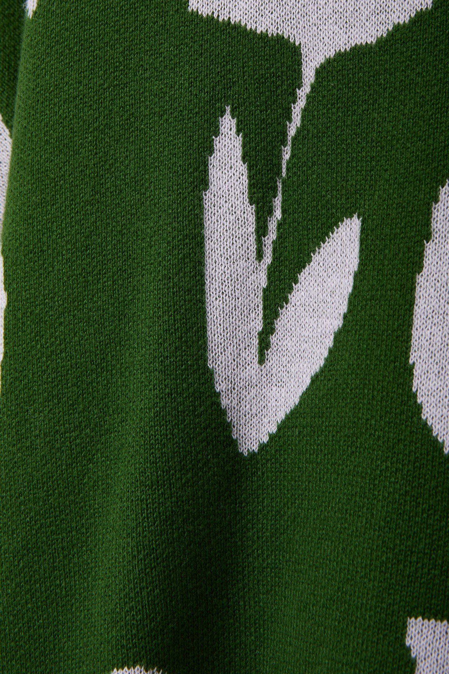 CREW NECK PULLOVER GREEN MOSS TOSSED TULIPS 11