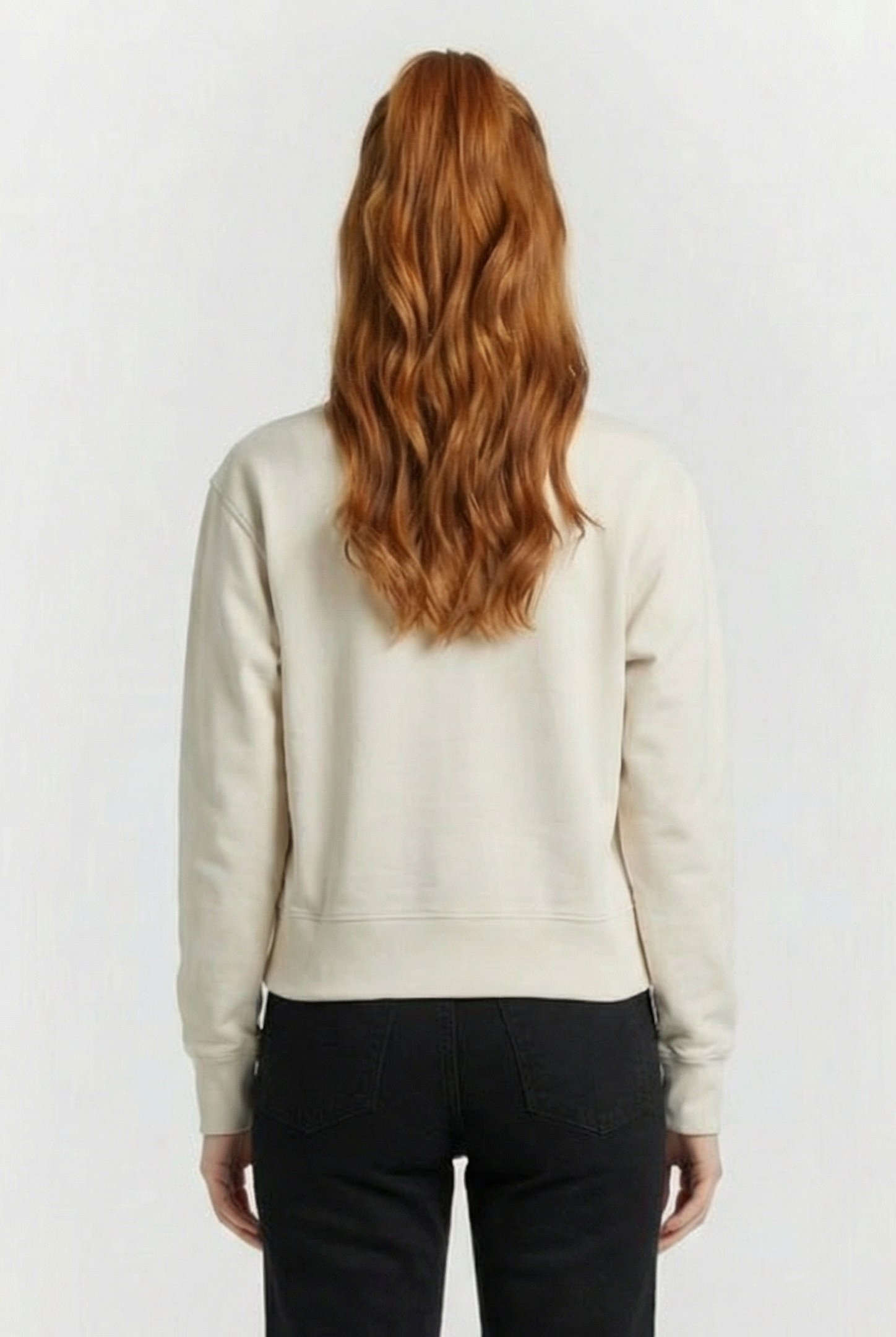 LS FRENCH TERRY POLO BONE WHITE 2