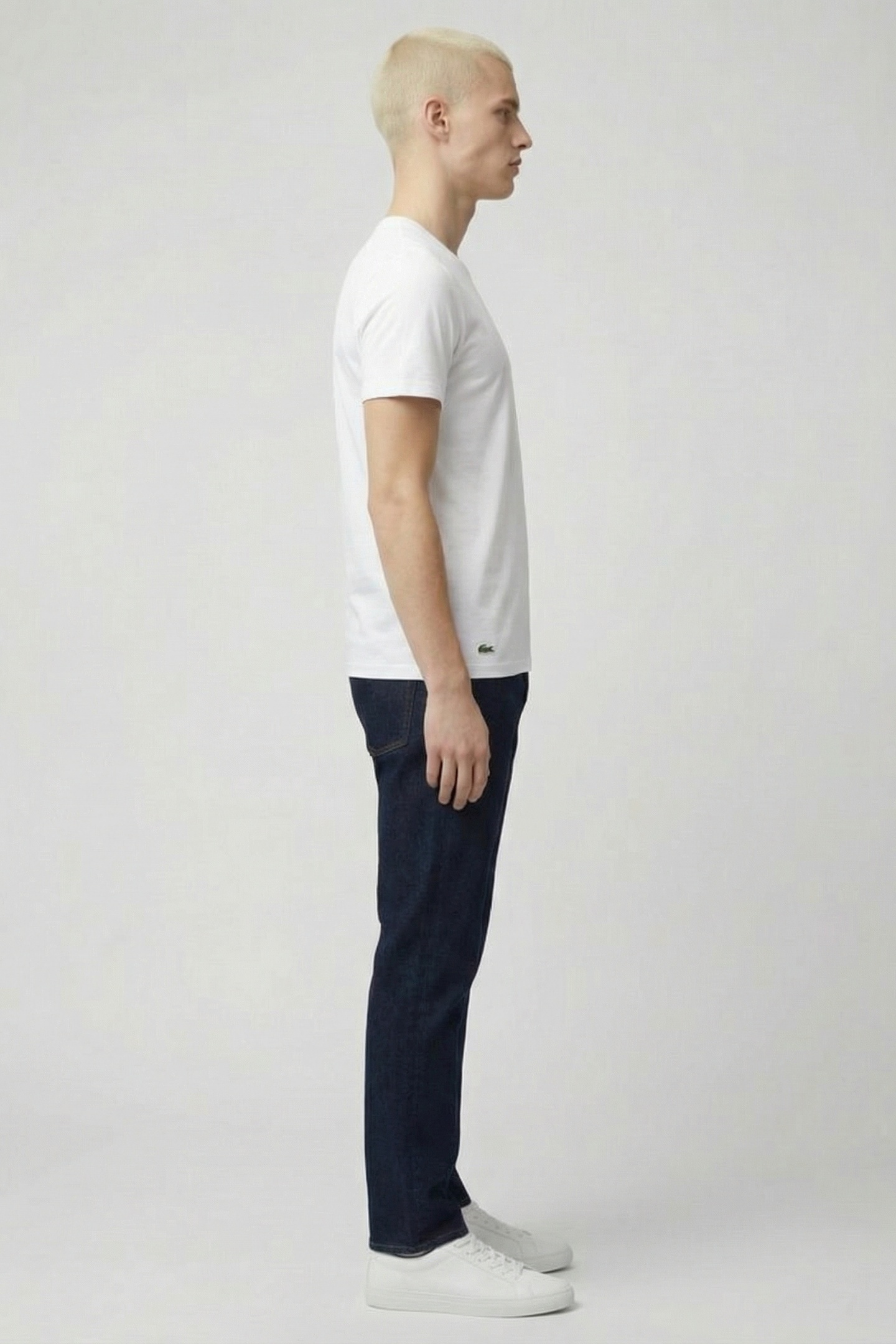 3-PACK SLIM FIT UNDERSHIRTS WHITE 4