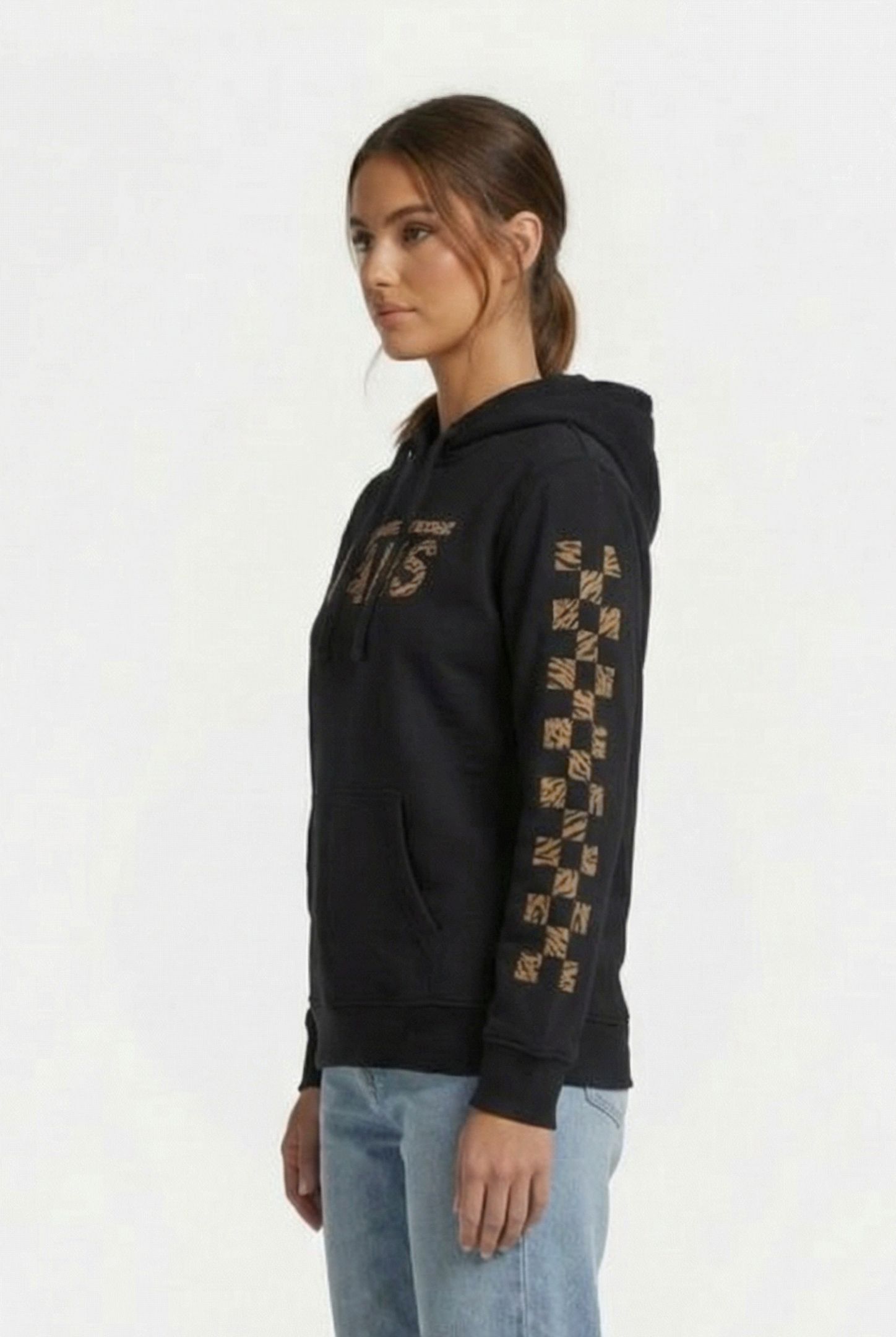 WYLD TANGLE ANIMAL BFF HOODIE DUSK DOWNER BLACK 3