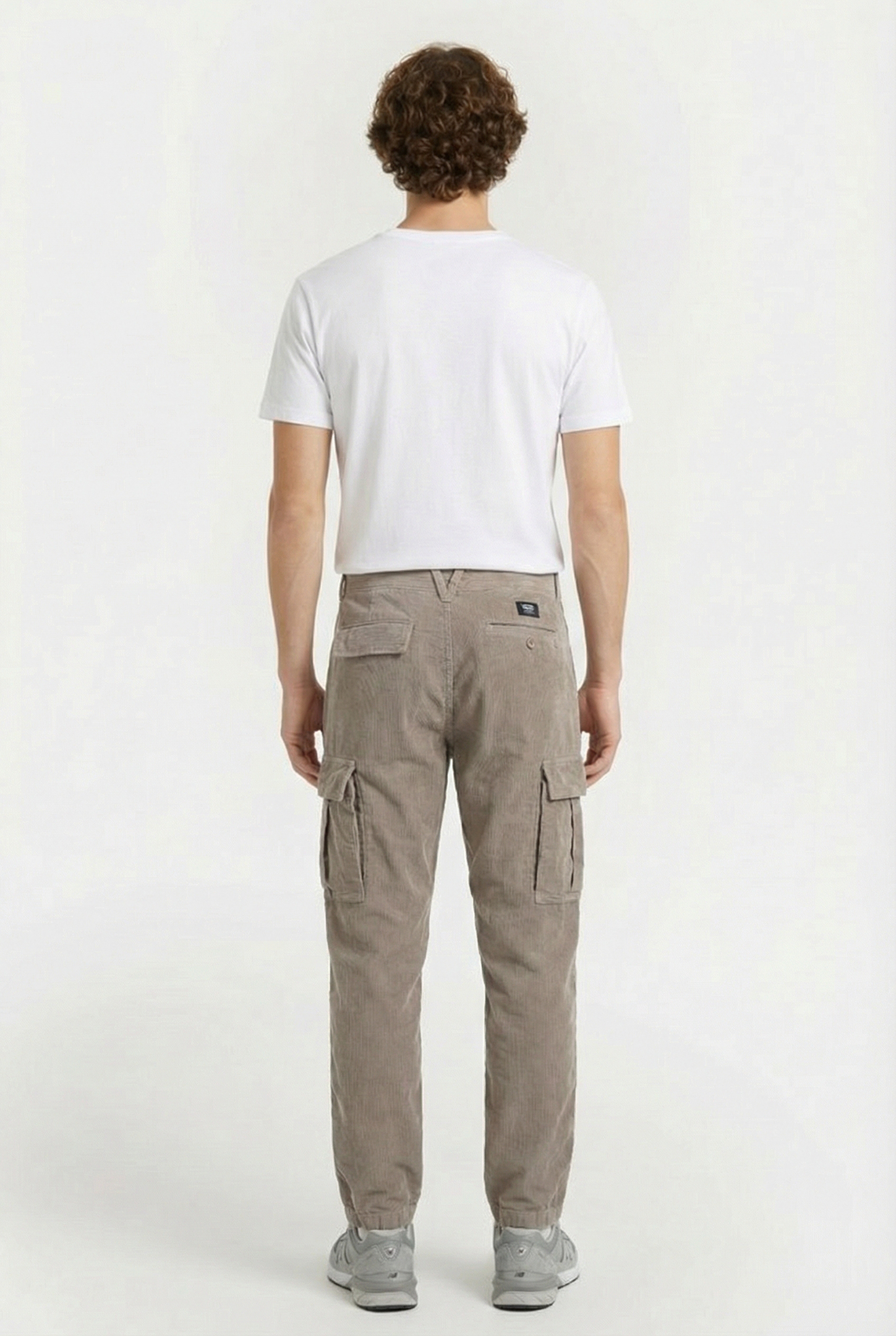 SERVICE CARGO CORD LOOSE TAPERED PANT DESERT TAUPE 2