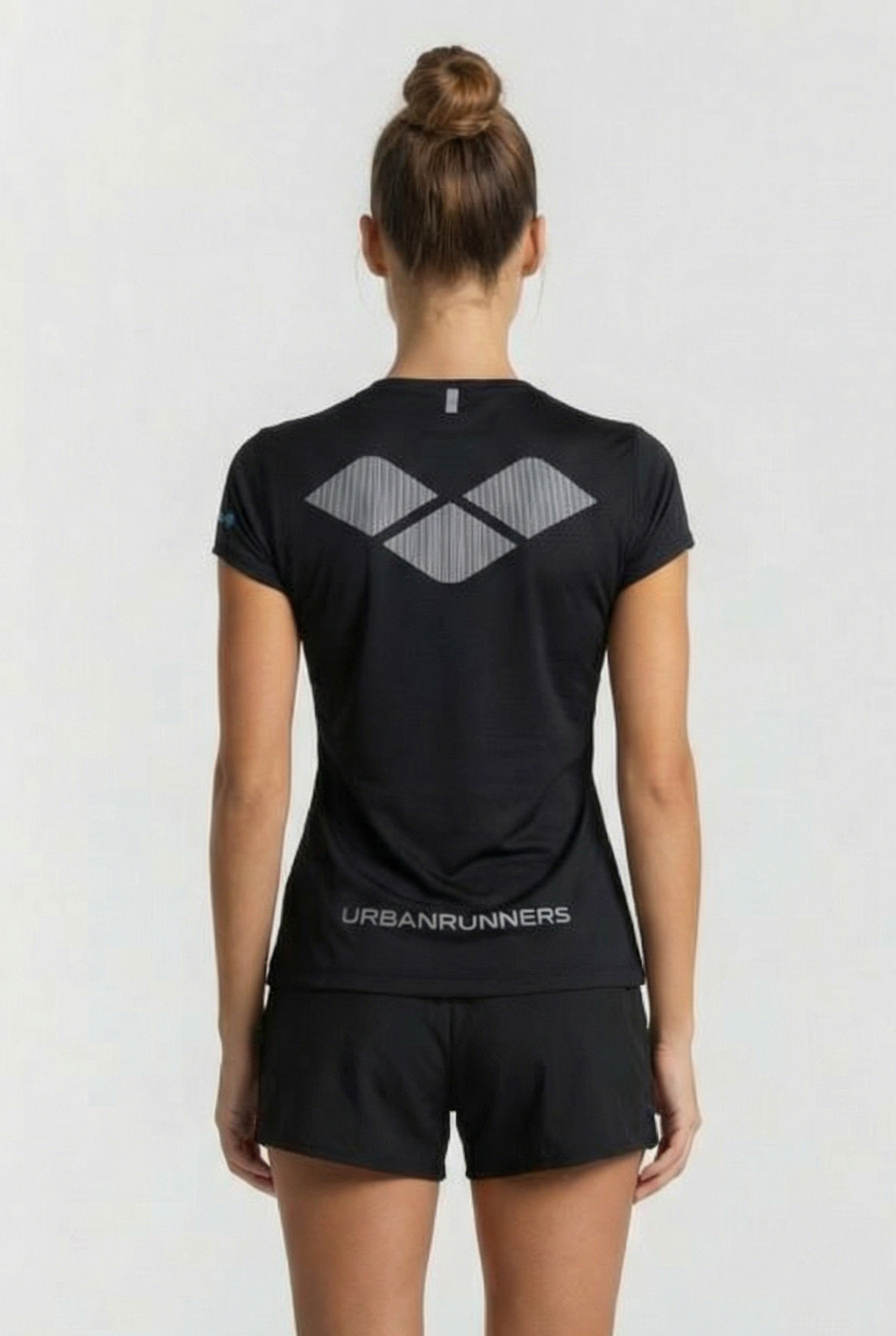 W RUN S/S MESH UR BLACK UR 2