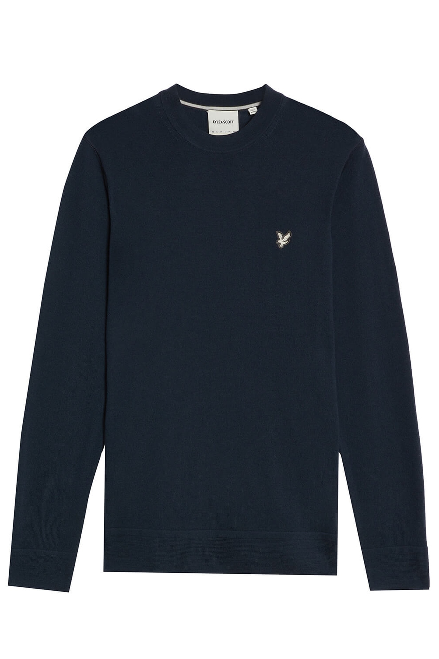 MERINO CREW NECK JUMPER MIDNIGHT NAVY 4