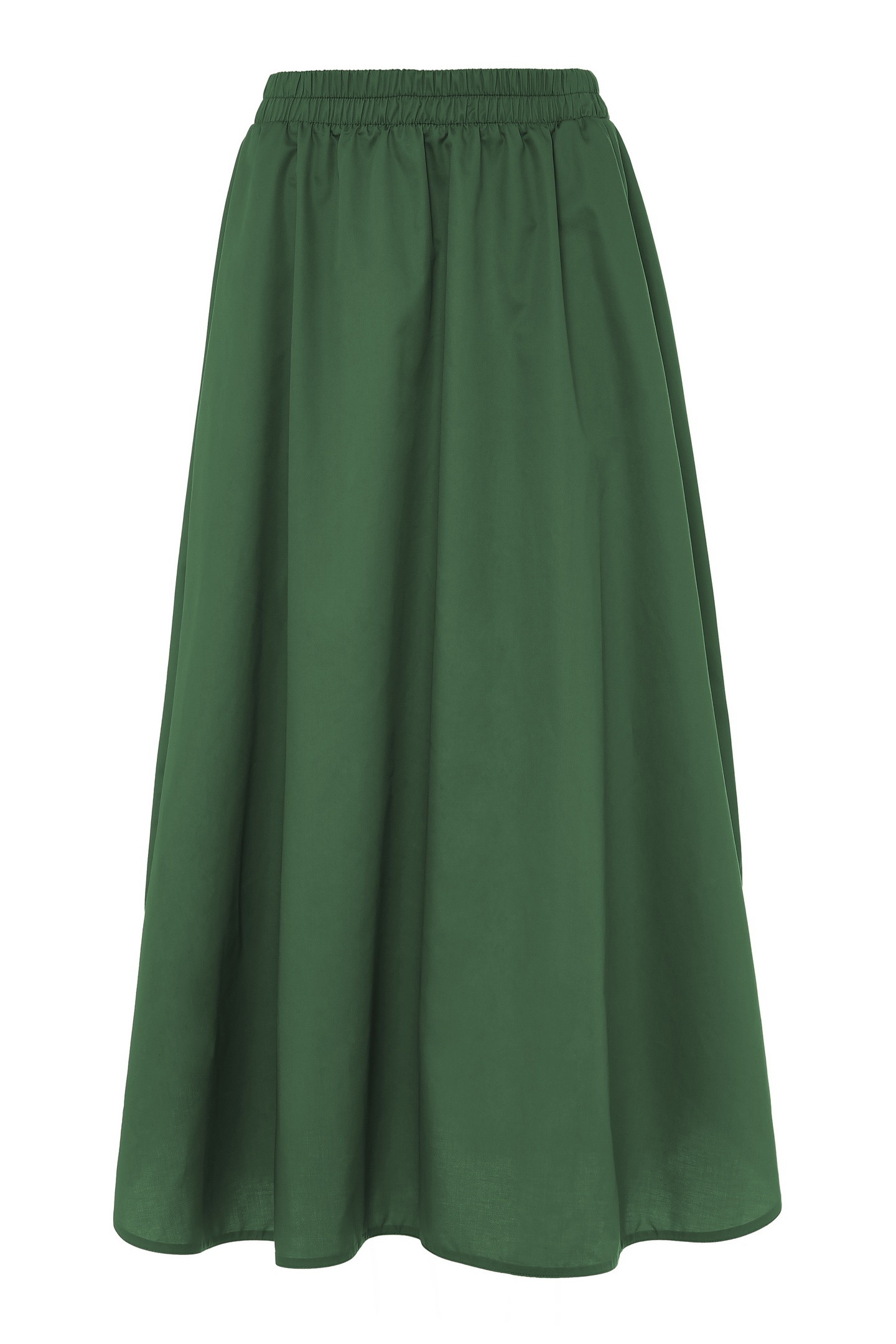 EUTOPIA LONG SKIRT POPLIN GREEN 1
