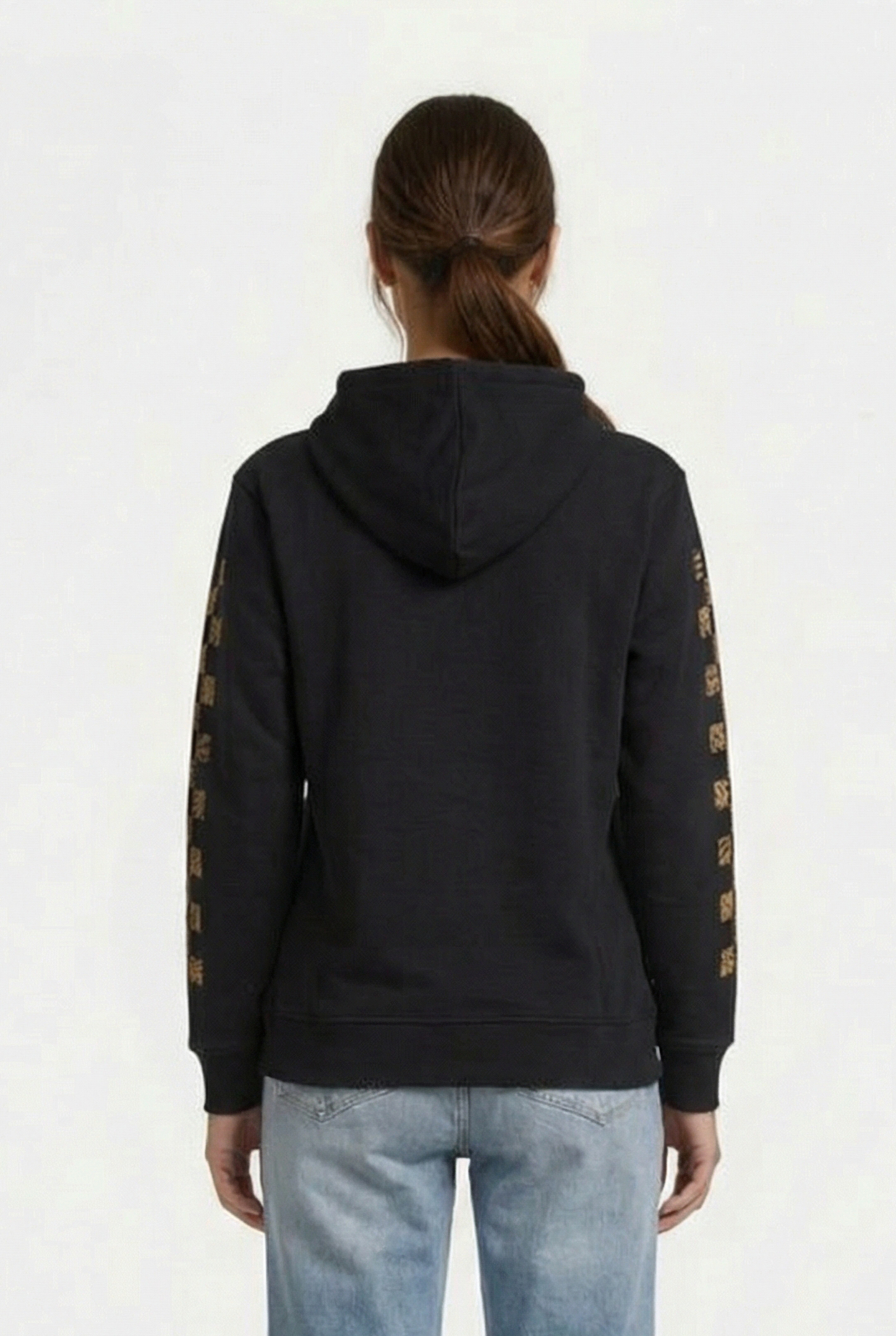 WYLD TANGLE ANIMAL BFF HOODIE DUSK DOWNER BLACK 2