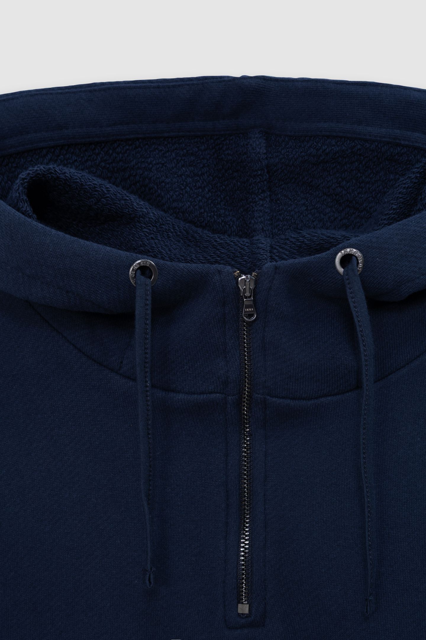 INK HOODIE WITH ZIPPED COLLAR 7