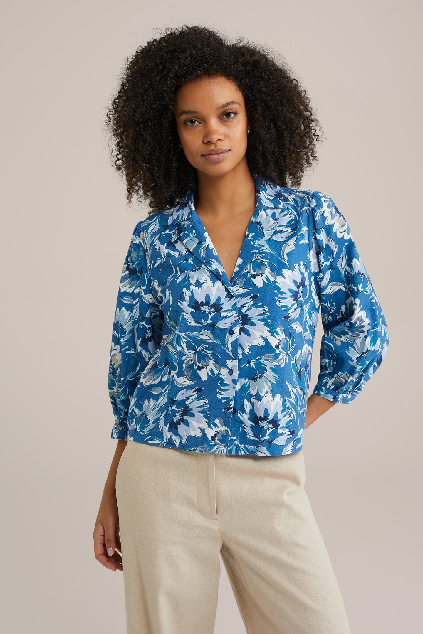 BLOUSE BLUE by WE Fashion