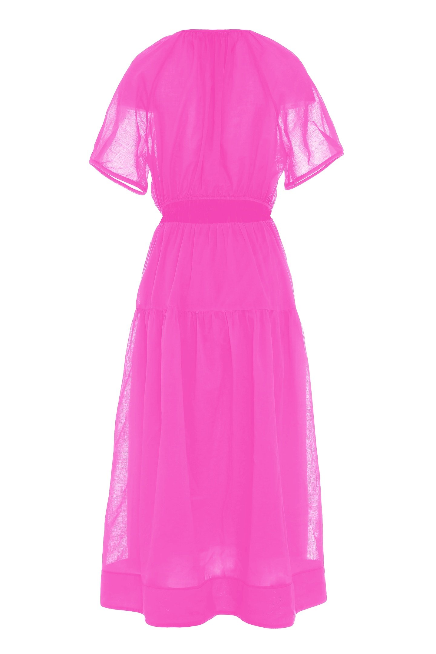 SPIRITED DRESS VOILE FUSHIA 2